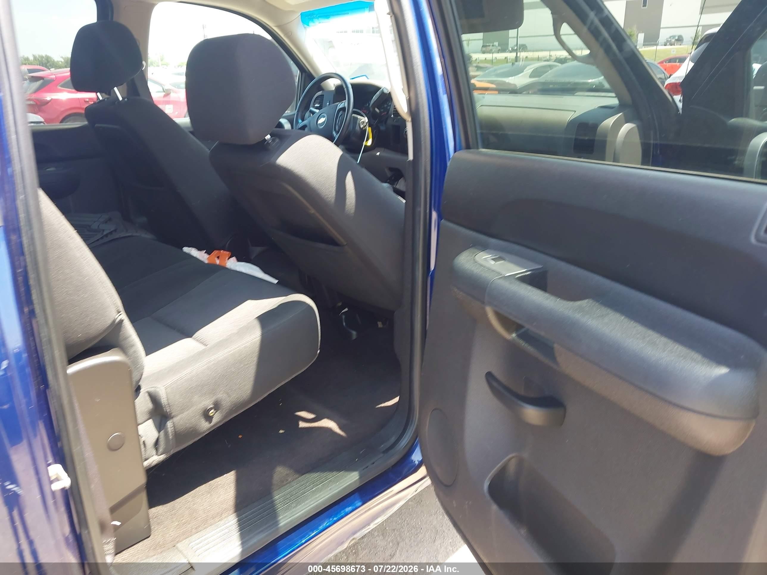 2013 Chevrolet Silverado 1500 Ls Blue vin: 3GCPCREA8DG185024