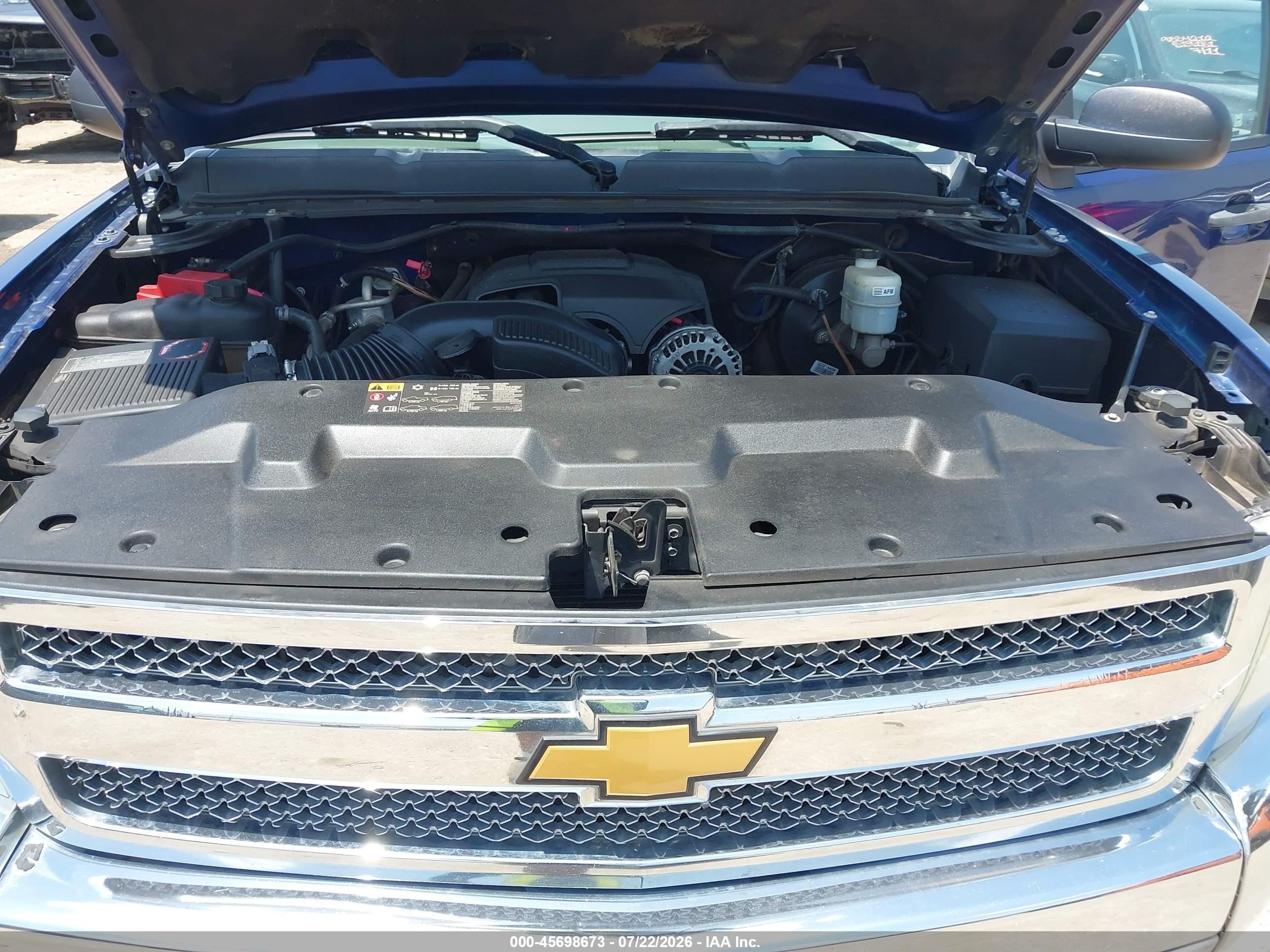 2013 Chevrolet Silverado 1500 Ls Blue vin: 3GCPCREA8DG185024