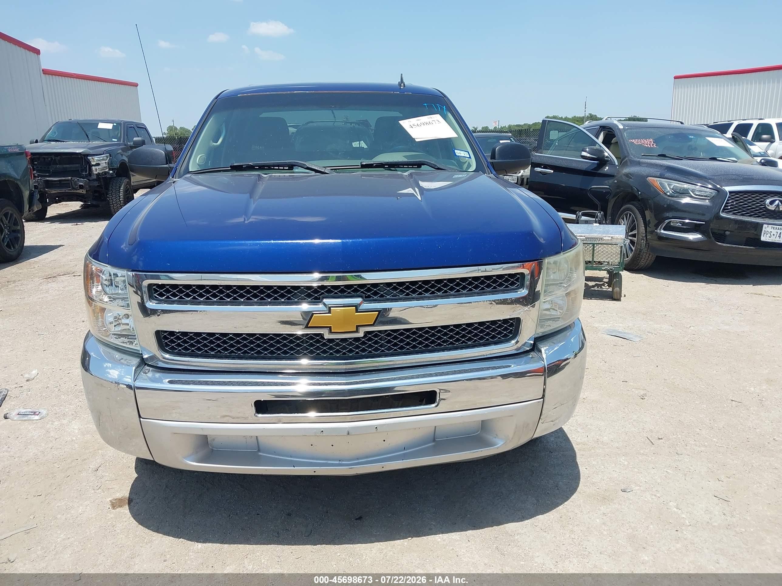 2013 Chevrolet Silverado 1500 Ls Blue vin: 3GCPCREA8DG185024