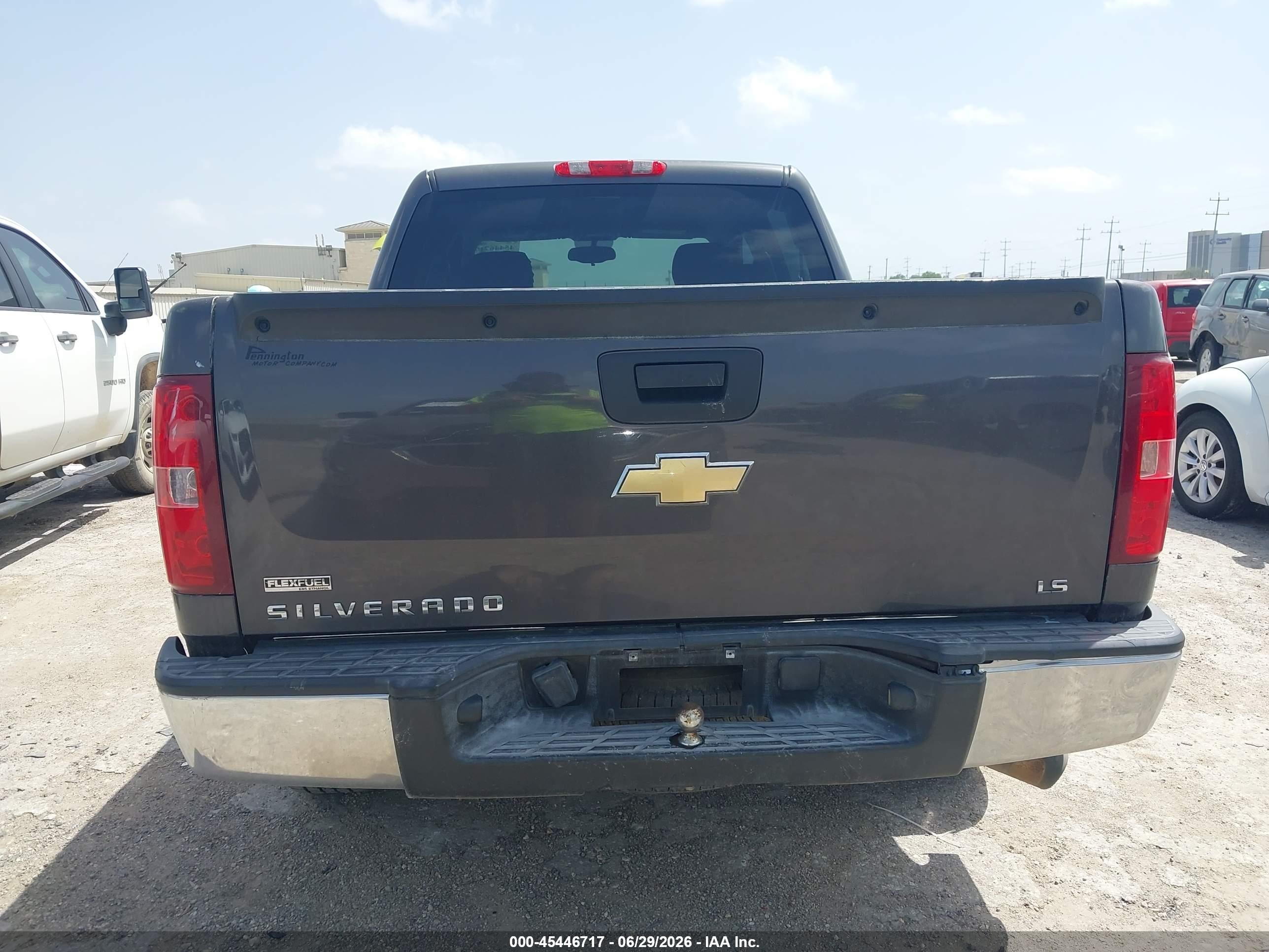 2011 Chevrolet Silverado 1500 Ls Gray vin: 3GCPCREA9BG208257
