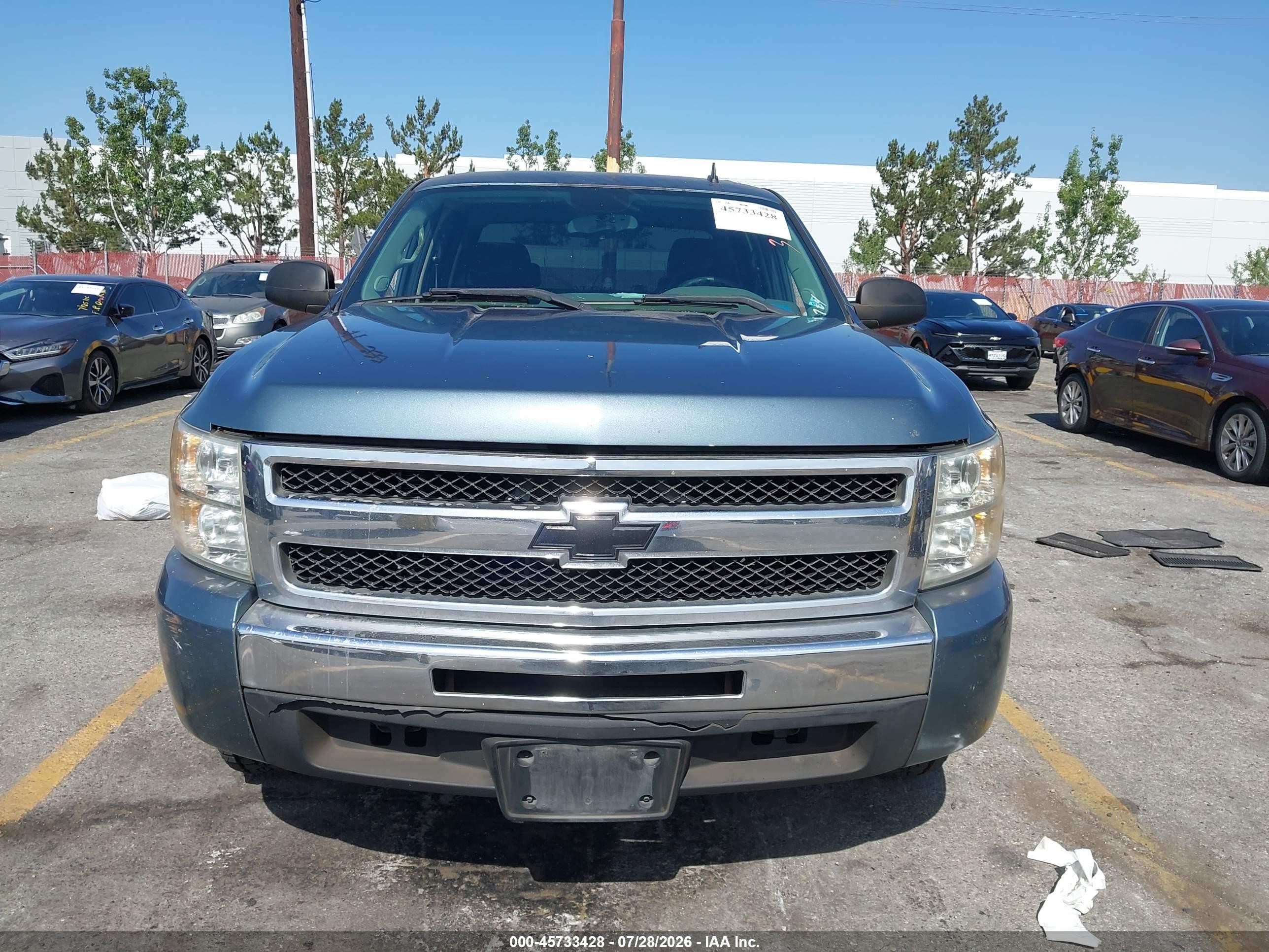 2011 Chevrolet Silverado 1500 Ls Green vin: 3GCPCREA9BG349071