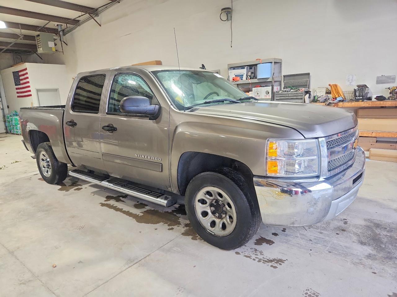 2012 Chevrolet Silverado C1500 Ls Gray vin: 3GCPCREA9CG286748