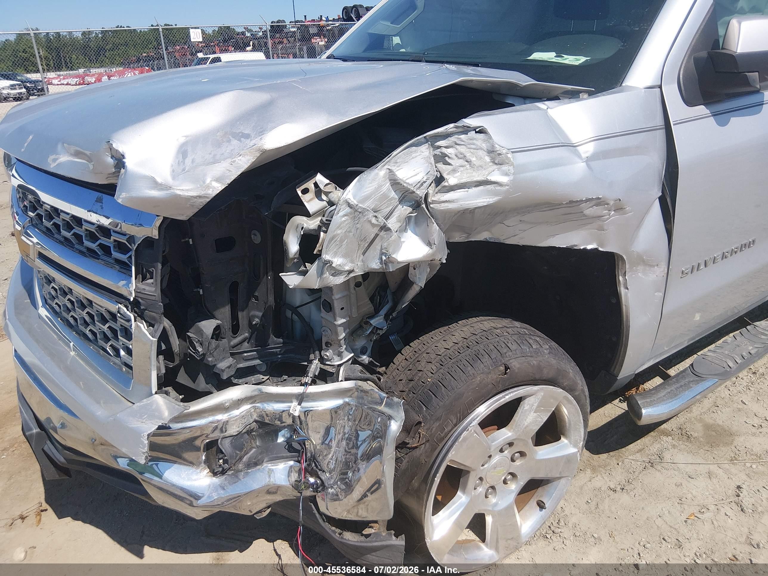 2014 Chevrolet Silverado 1500 Lt Silver vin: 3GCPCREC0EG344539