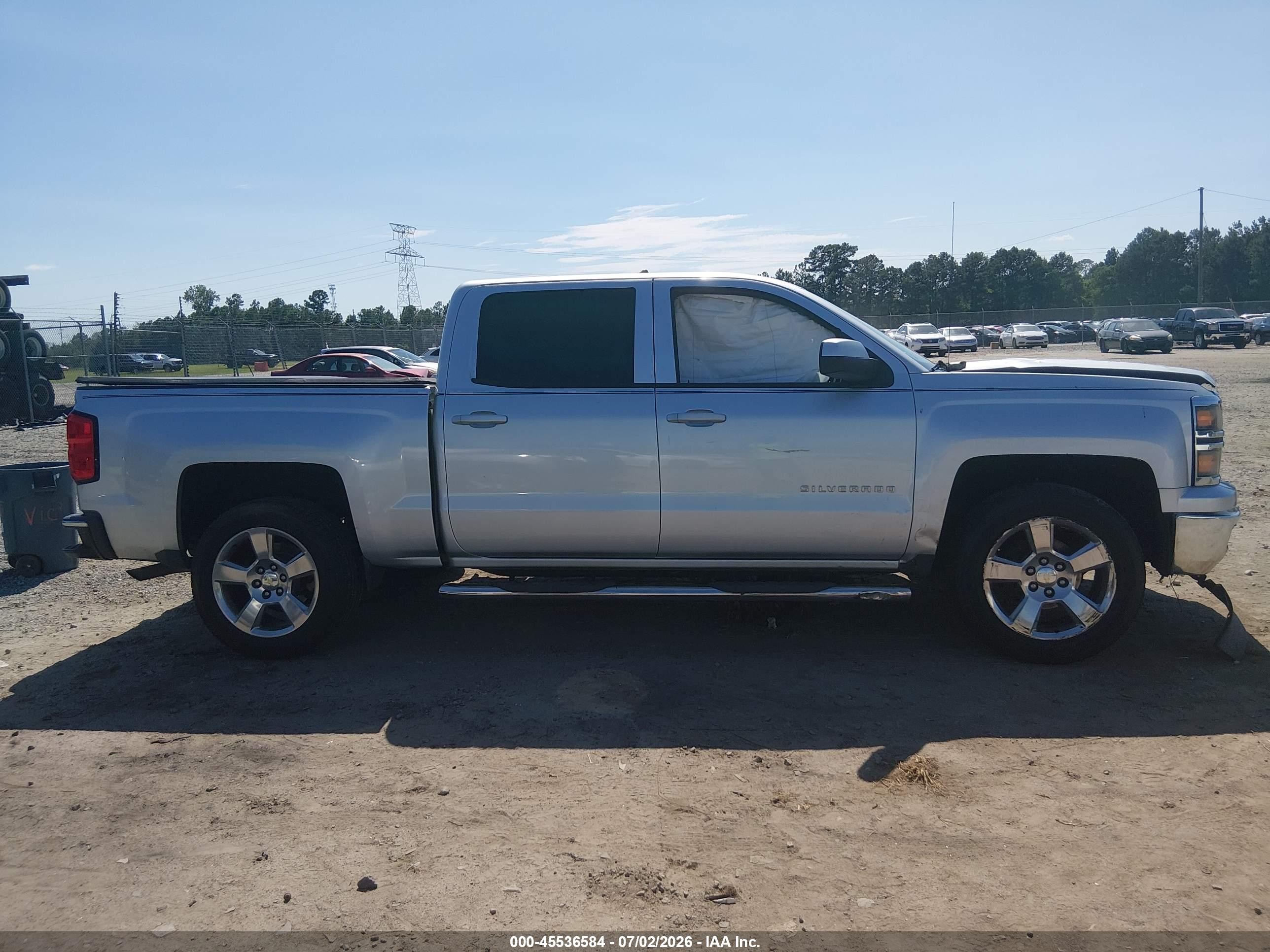 2014 Chevrolet Silverado 1500 Lt Silver vin: 3GCPCREC0EG344539