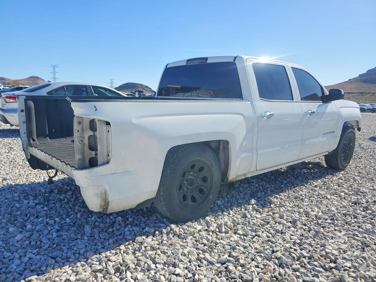 2014 Chevrolet Silverado C1500 Lt White vin: 3GCPCREC0EG433348