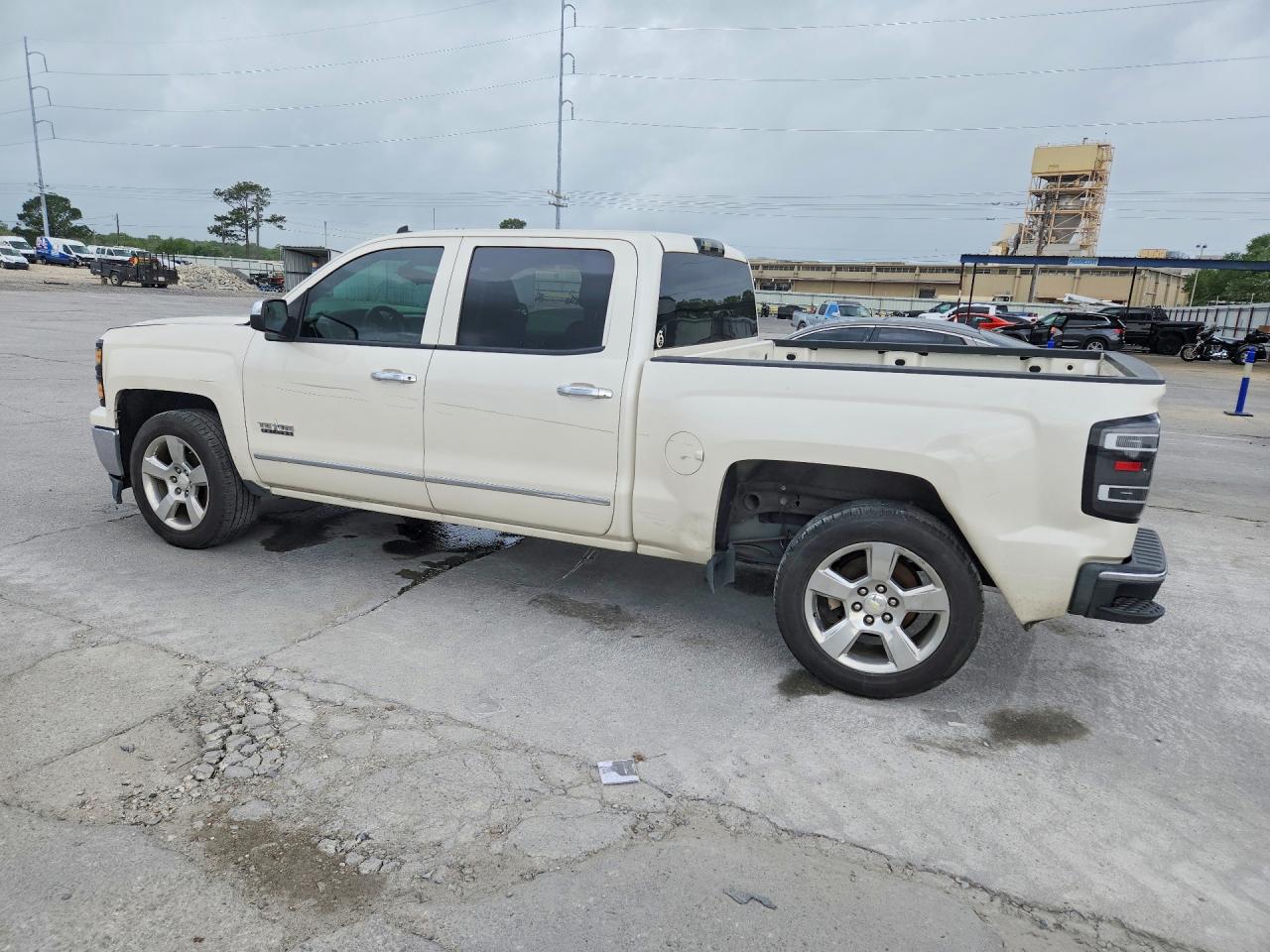 2014 Chevrolet Silverado C1500 Lt White vin: 3GCPCREC0EG439294