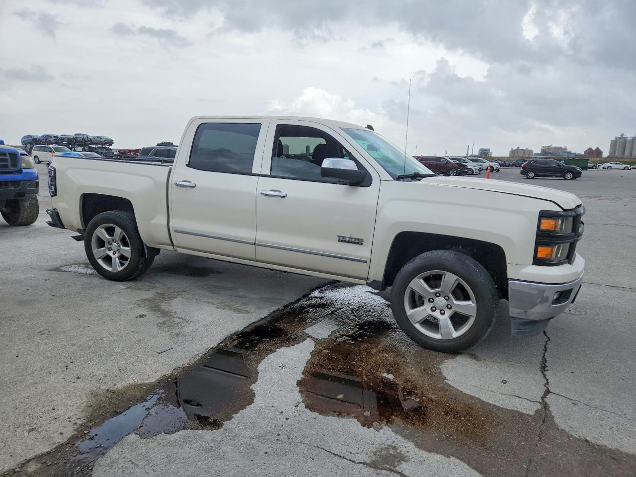 2014 Chevrolet Silverado C1500 Lt White vin: 3GCPCREC0EG439294
