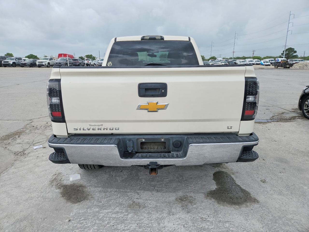 2014 Chevrolet Silverado C1500 Lt White vin: 3GCPCREC0EG439294