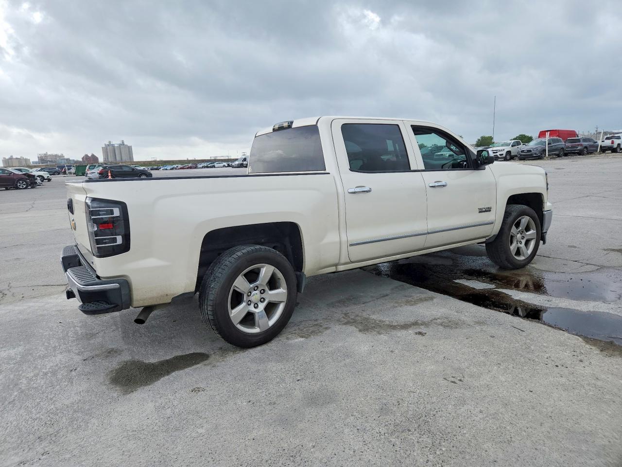 2014 Chevrolet Silverado C1500 Lt White vin: 3GCPCREC0EG439294