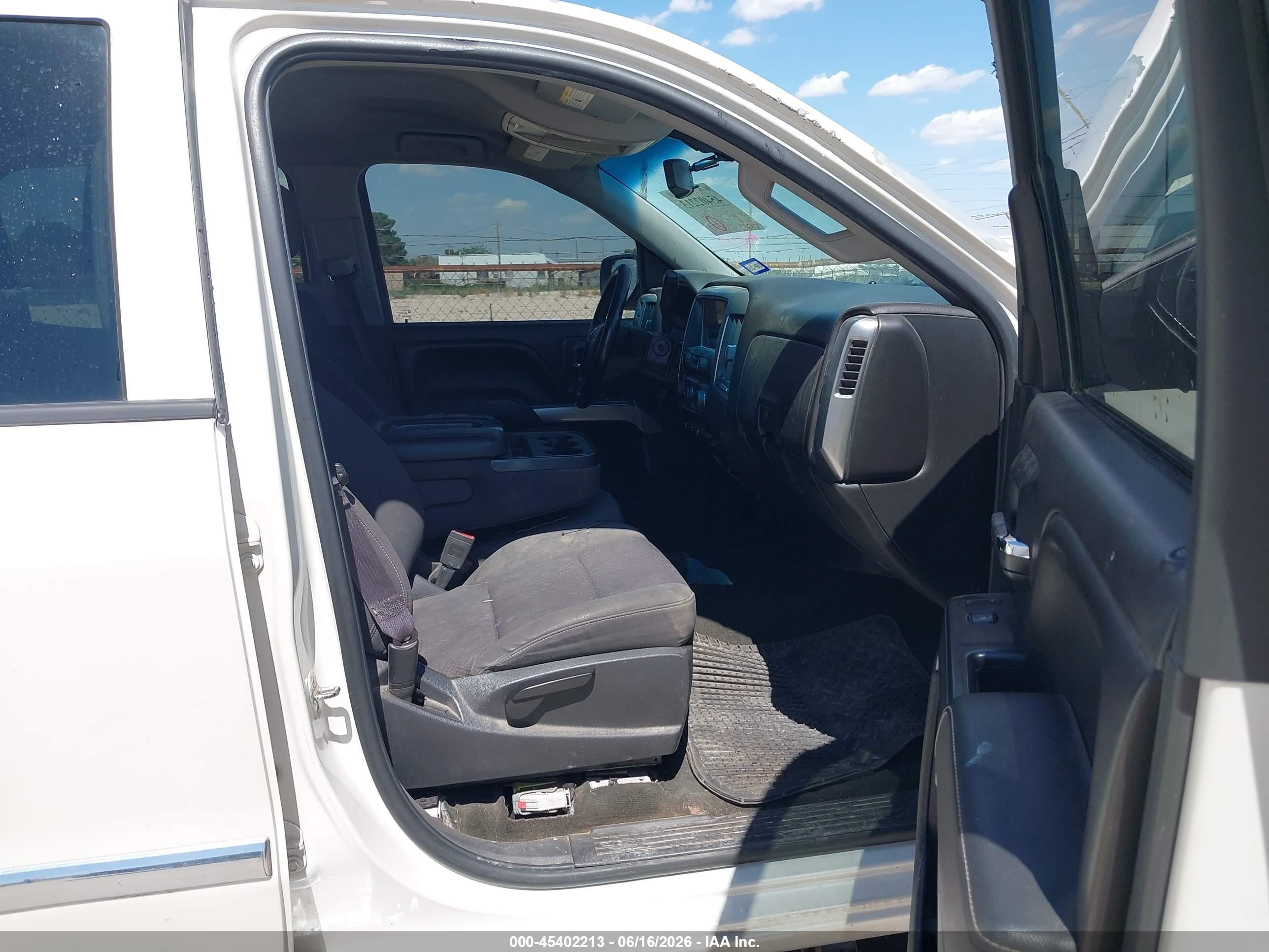 2014 Chevrolet Silverado 1500 1lt White vin: 3GCPCREC0EG495817