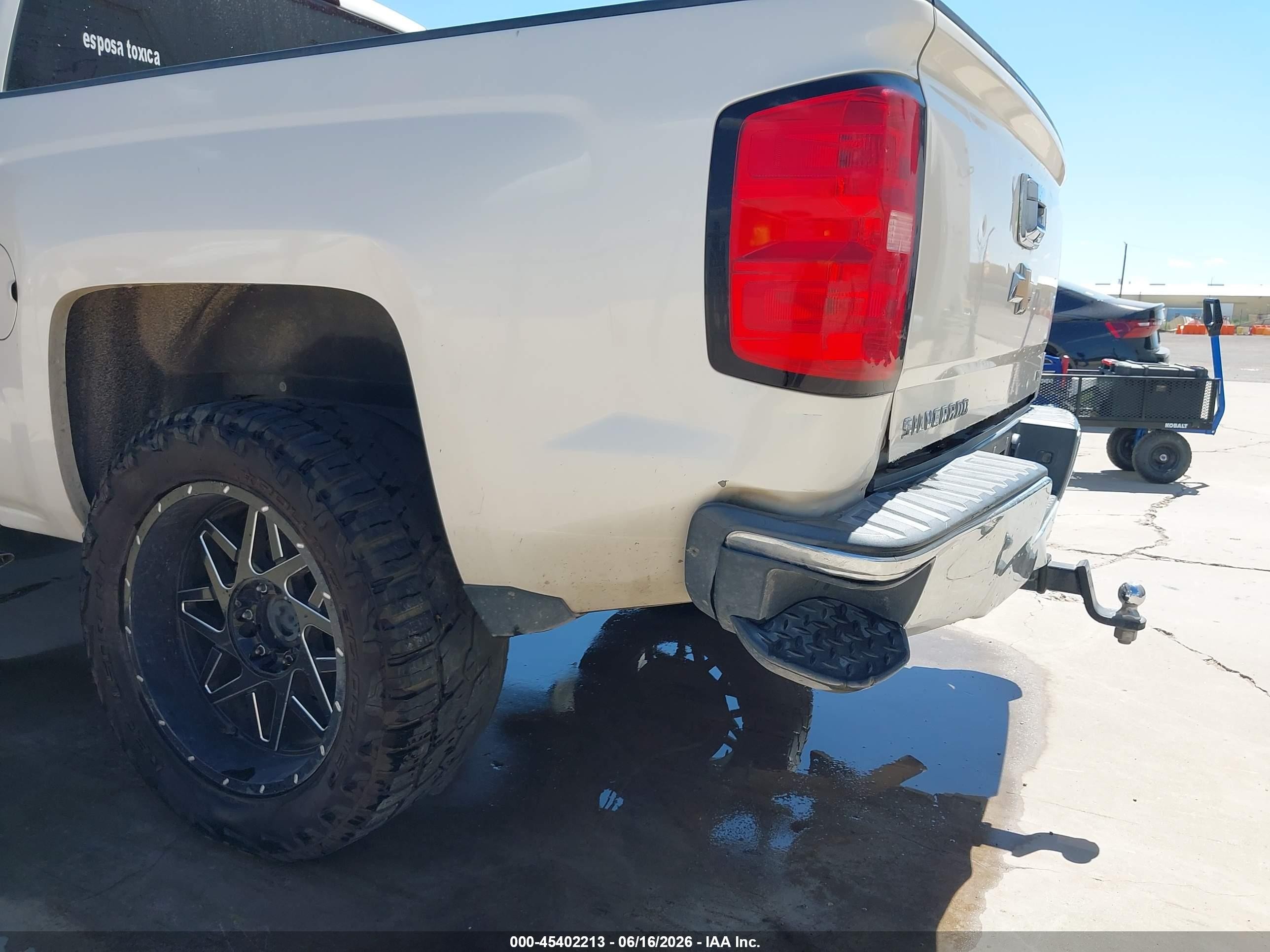 2014 Chevrolet Silverado 1500 1lt White vin: 3GCPCREC0EG495817