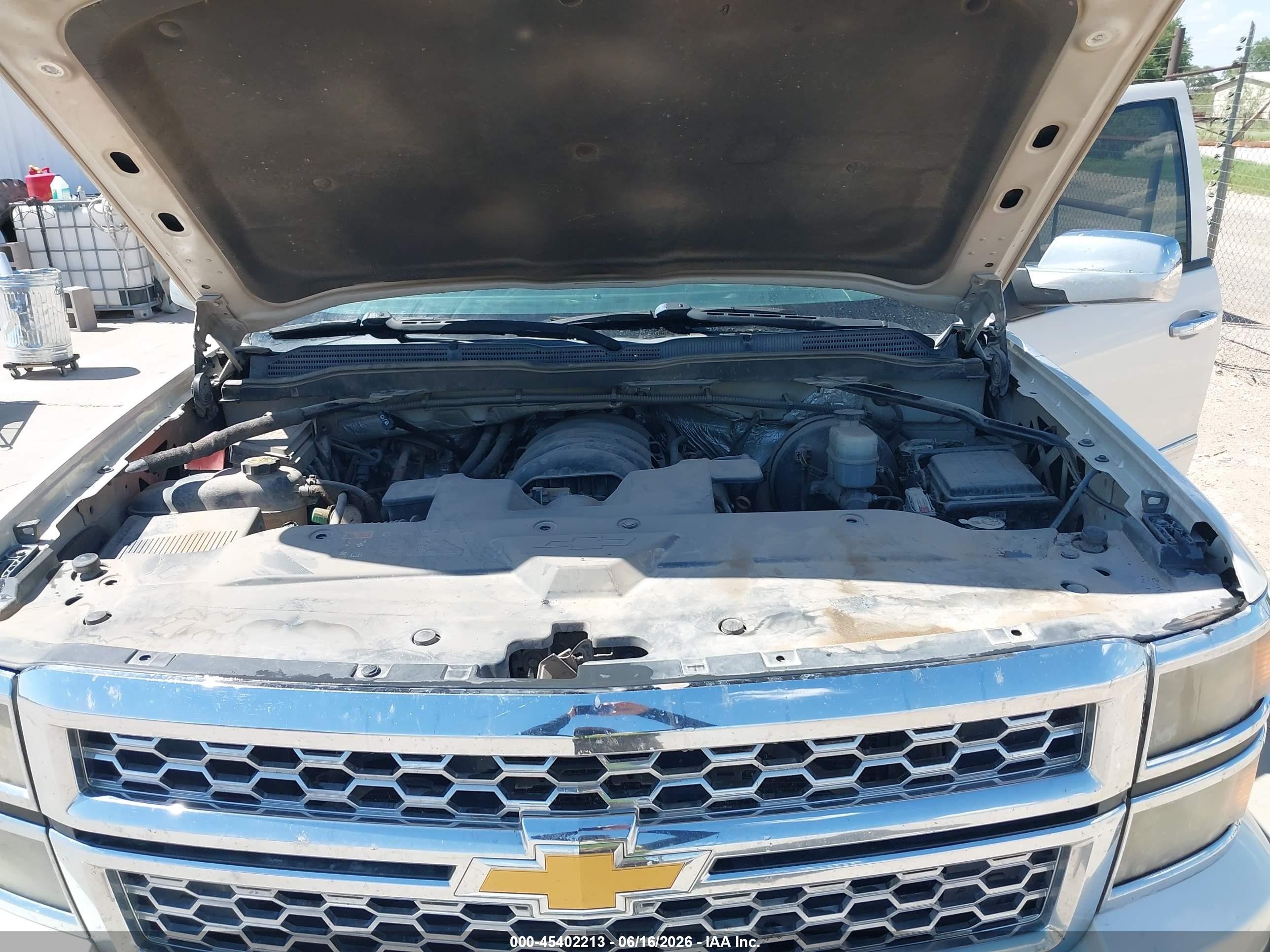 2014 Chevrolet Silverado 1500 1lt White vin: 3GCPCREC0EG495817