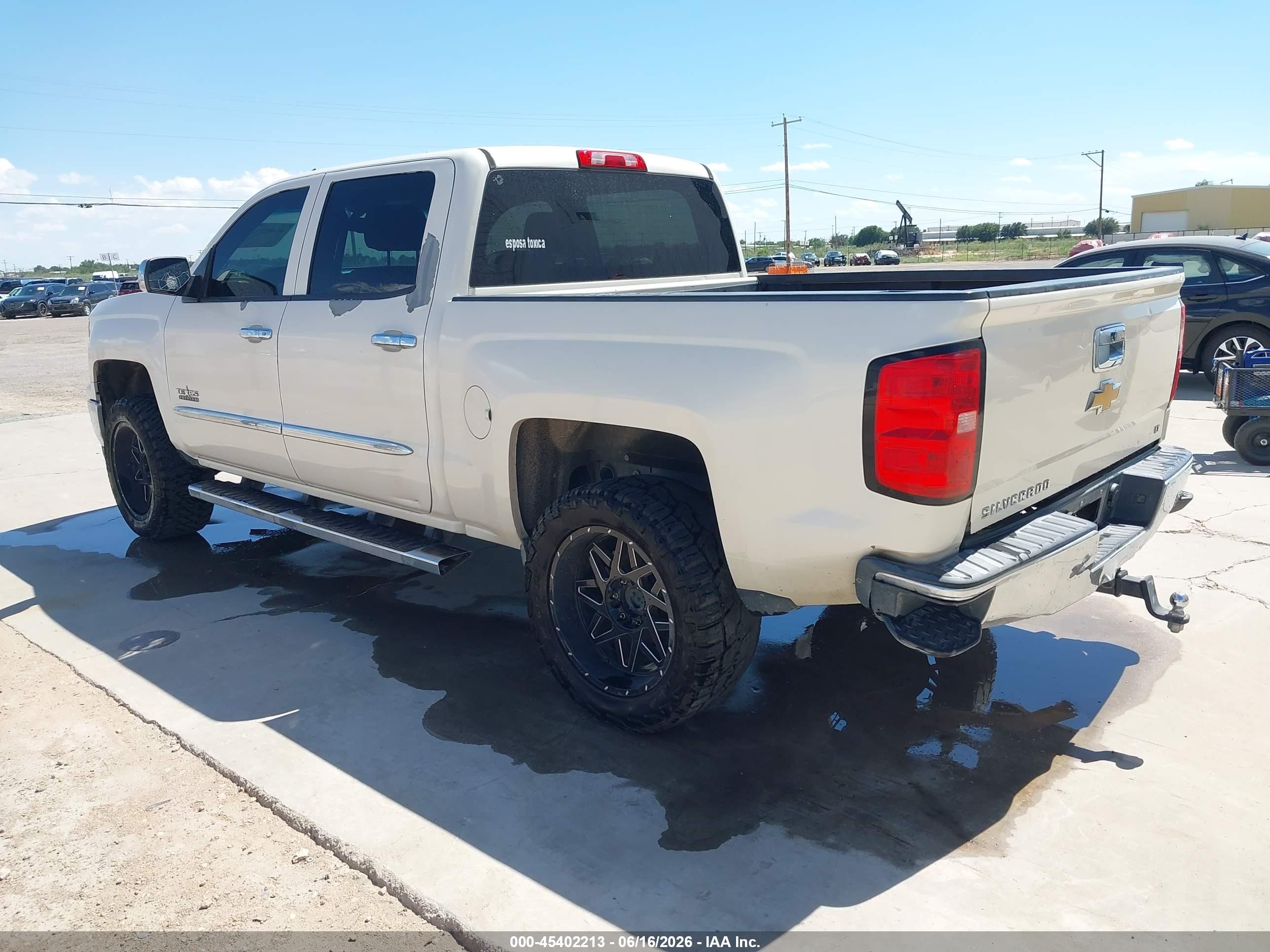 2014 Chevrolet Silverado 1500 1lt White vin: 3GCPCREC0EG495817