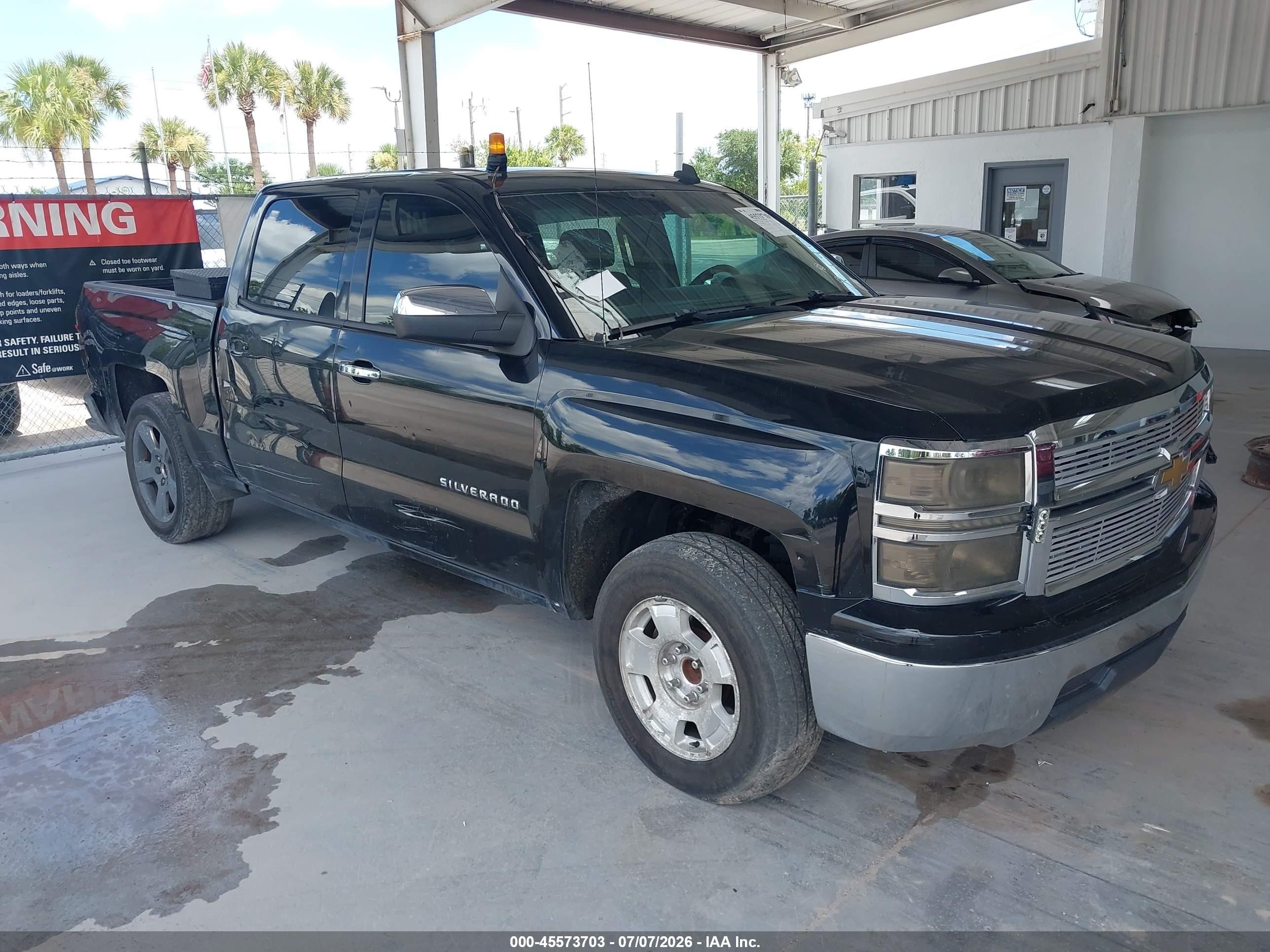 2014 Chevrolet Silverado 1500 Lt Black vin: 3GCPCREC0EG505939