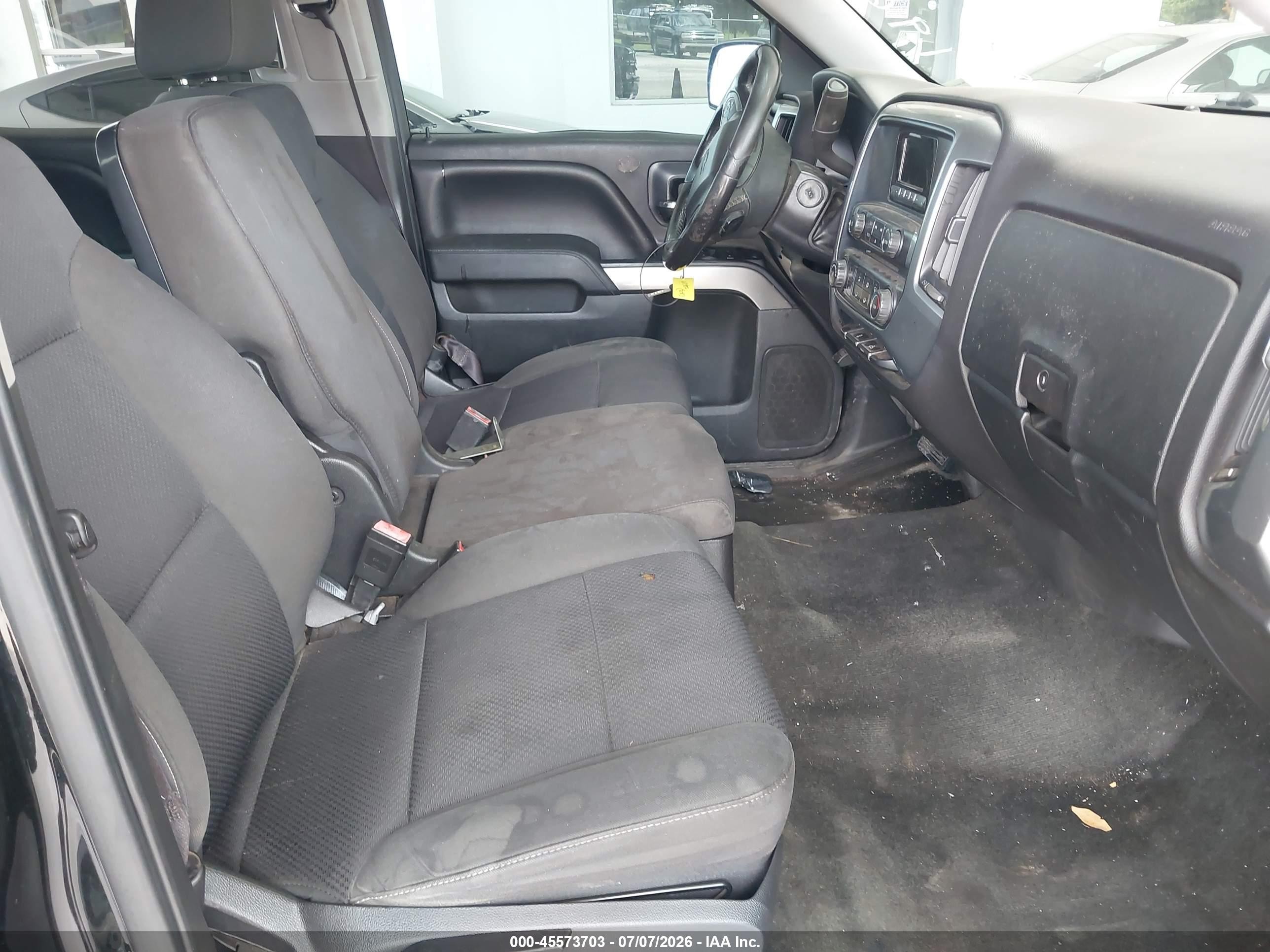 2014 Chevrolet Silverado 1500 Lt Black vin: 3GCPCREC0EG505939