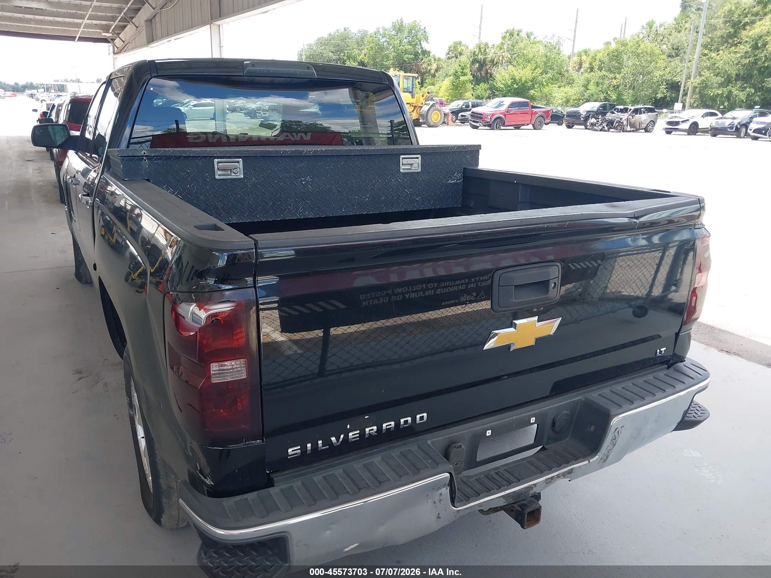 2014 Chevrolet Silverado 1500 Lt Black vin: 3GCPCREC0EG505939