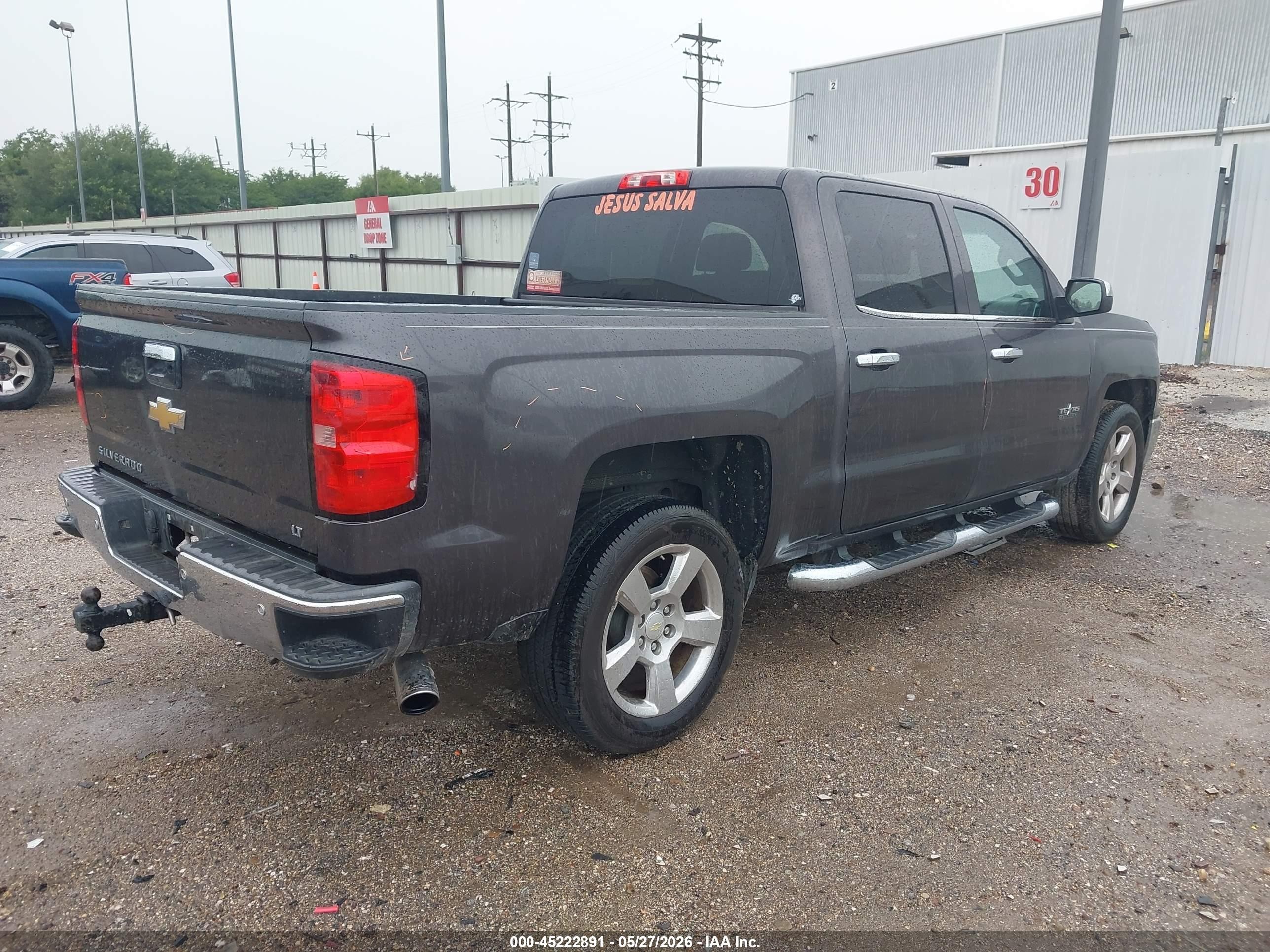 2014 Chevrolet Silverado 1500 1lt Gray vin: 3GCPCREC0EG545745