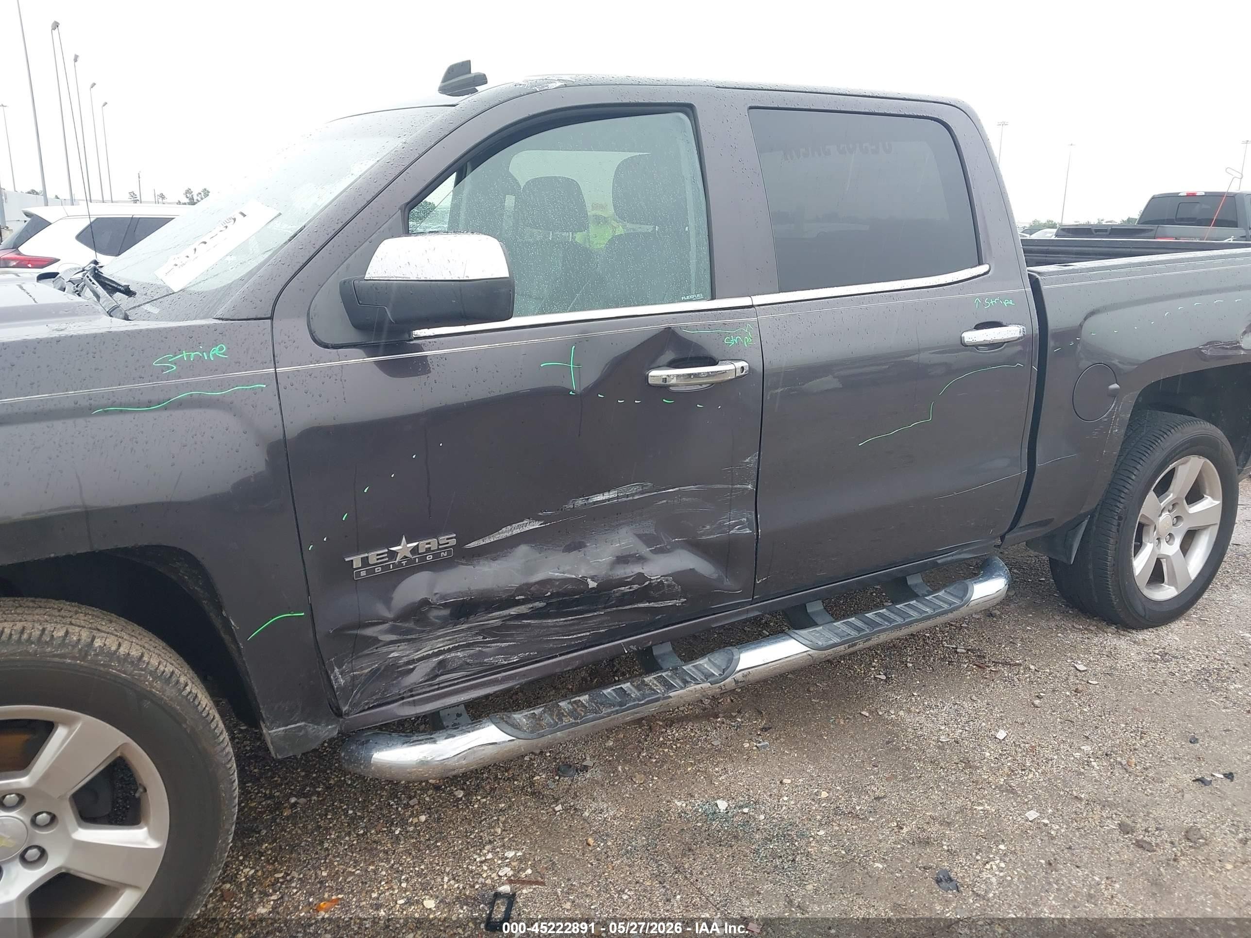 2014 Chevrolet Silverado 1500 1lt Gray vin: 3GCPCREC0EG545745