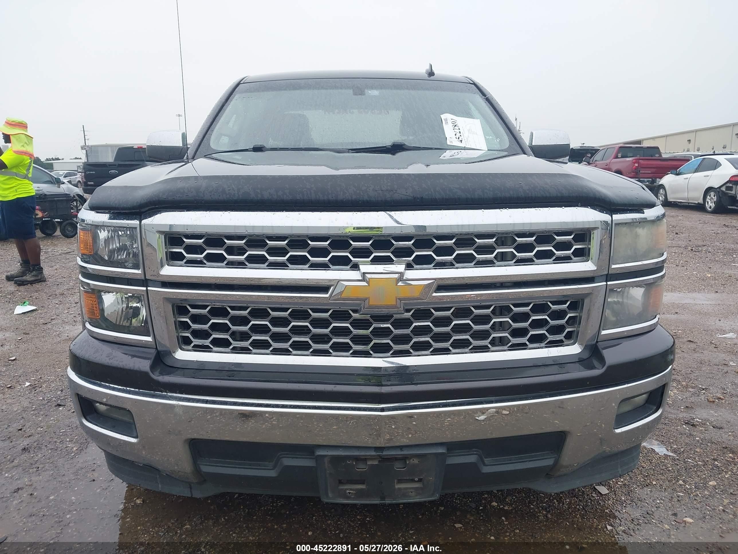 2014 Chevrolet Silverado 1500 1lt Gray vin: 3GCPCREC0EG545745