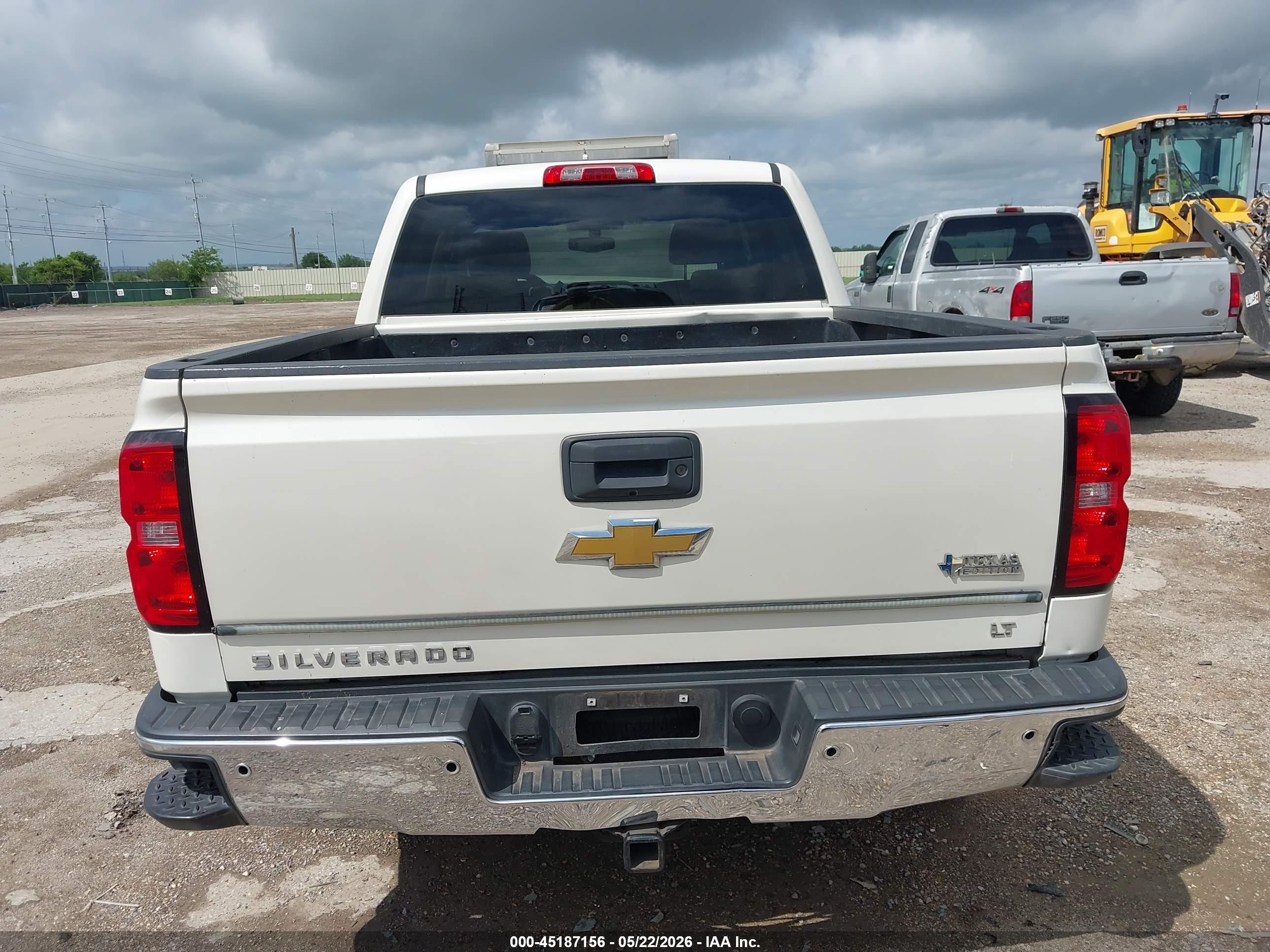 2014 Chevrolet Silverado 1500 1lt White vin: 3GCPCREC0EG559211