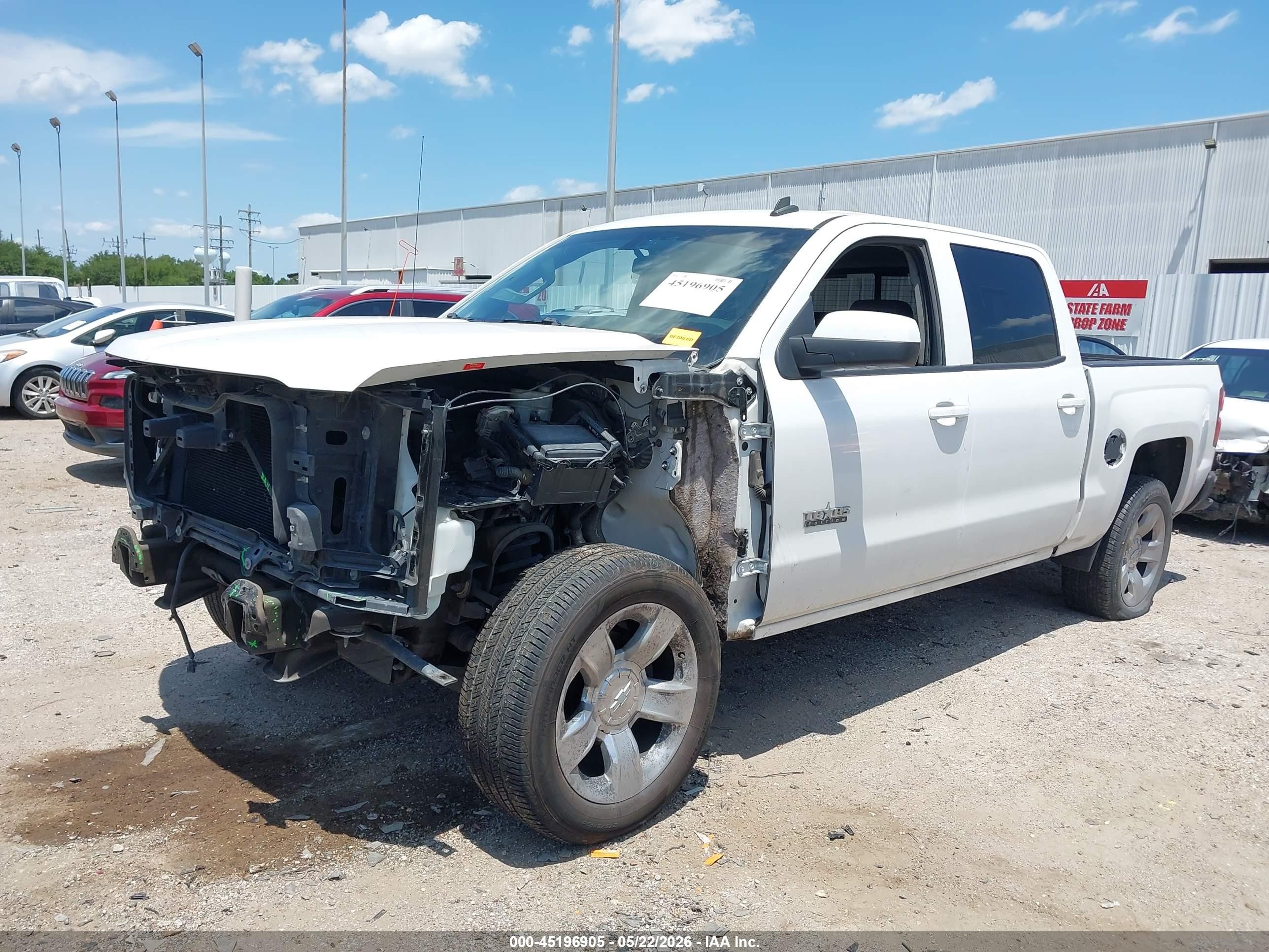 2014 Chevrolet Silverado 1500 1lt White vin: 3GCPCREC0EG566238