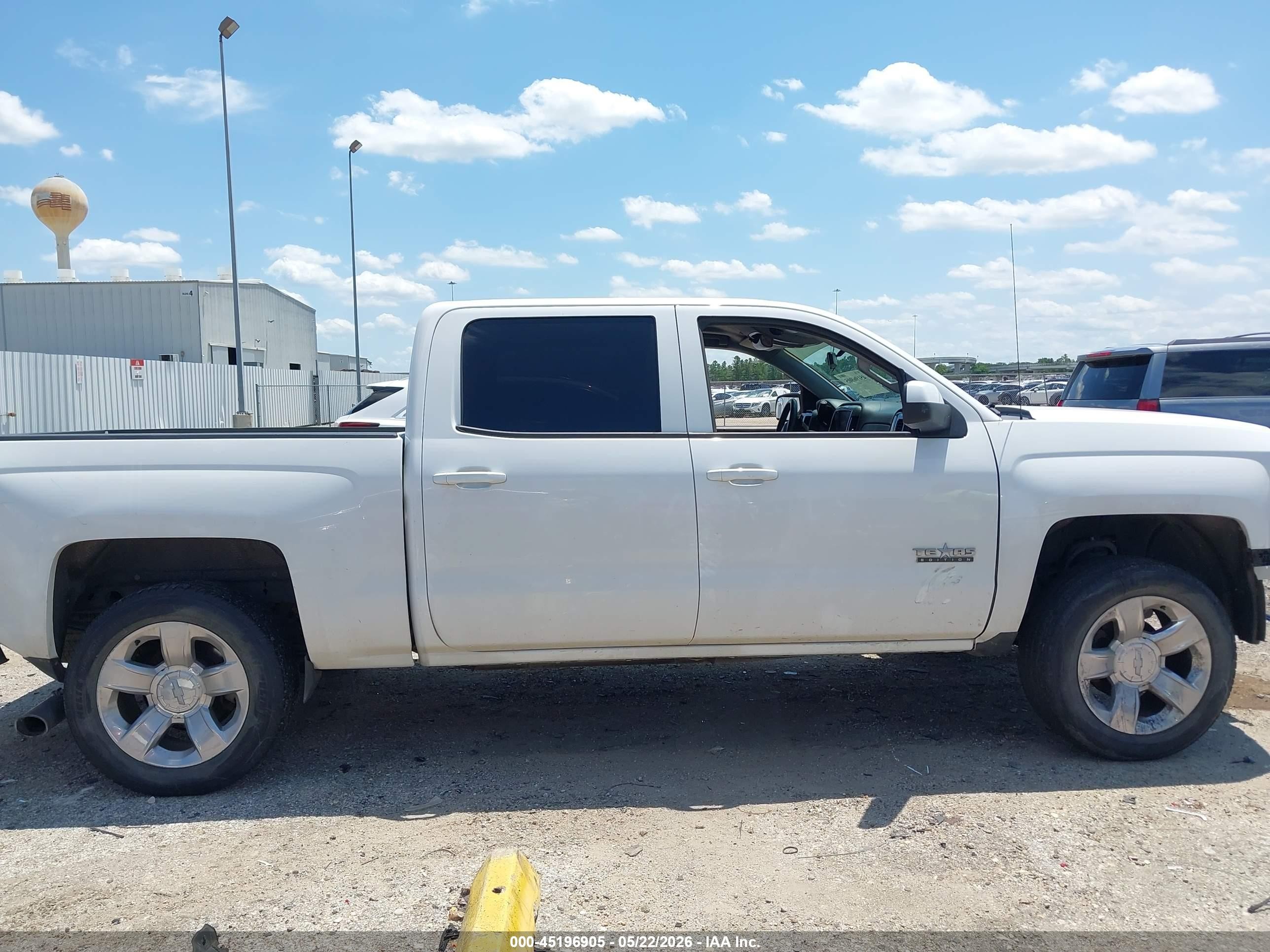 2014 Chevrolet Silverado 1500 1lt White vin: 3GCPCREC0EG566238