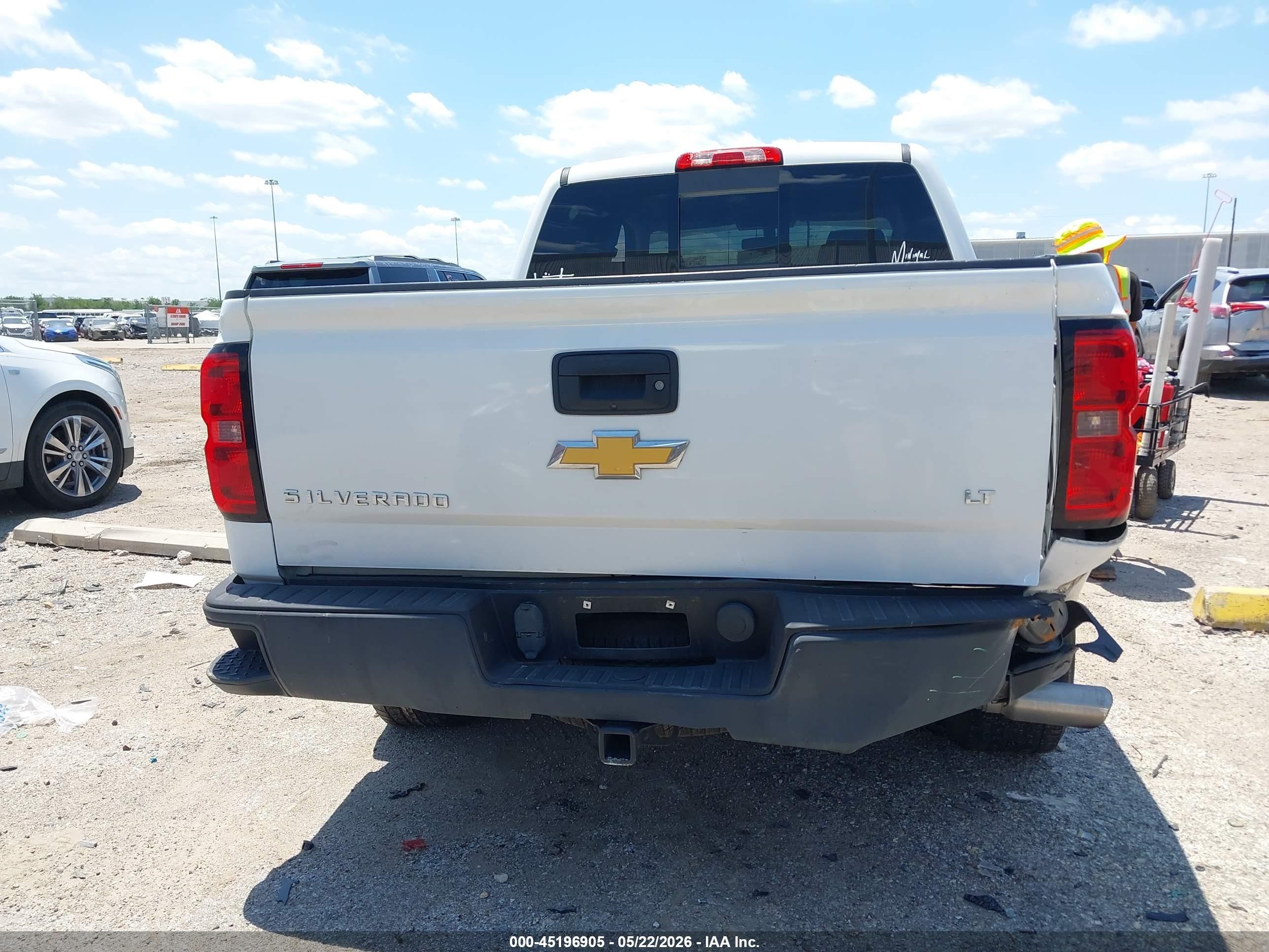 2014 Chevrolet Silverado 1500 1lt White vin: 3GCPCREC0EG566238