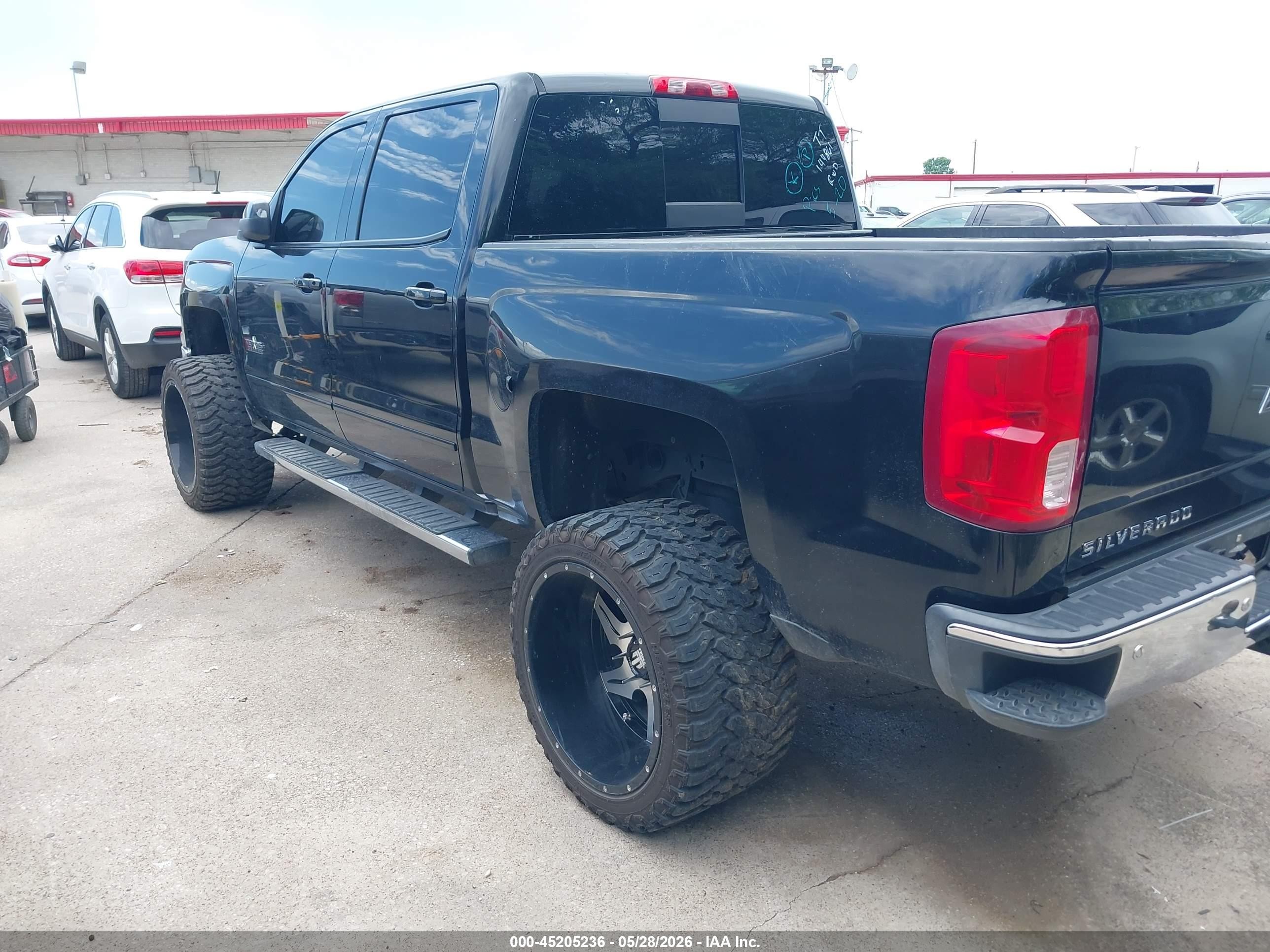 2015 Chevrolet Silverado 1500 1lt Black vin: 3GCPCREC0FG144861
