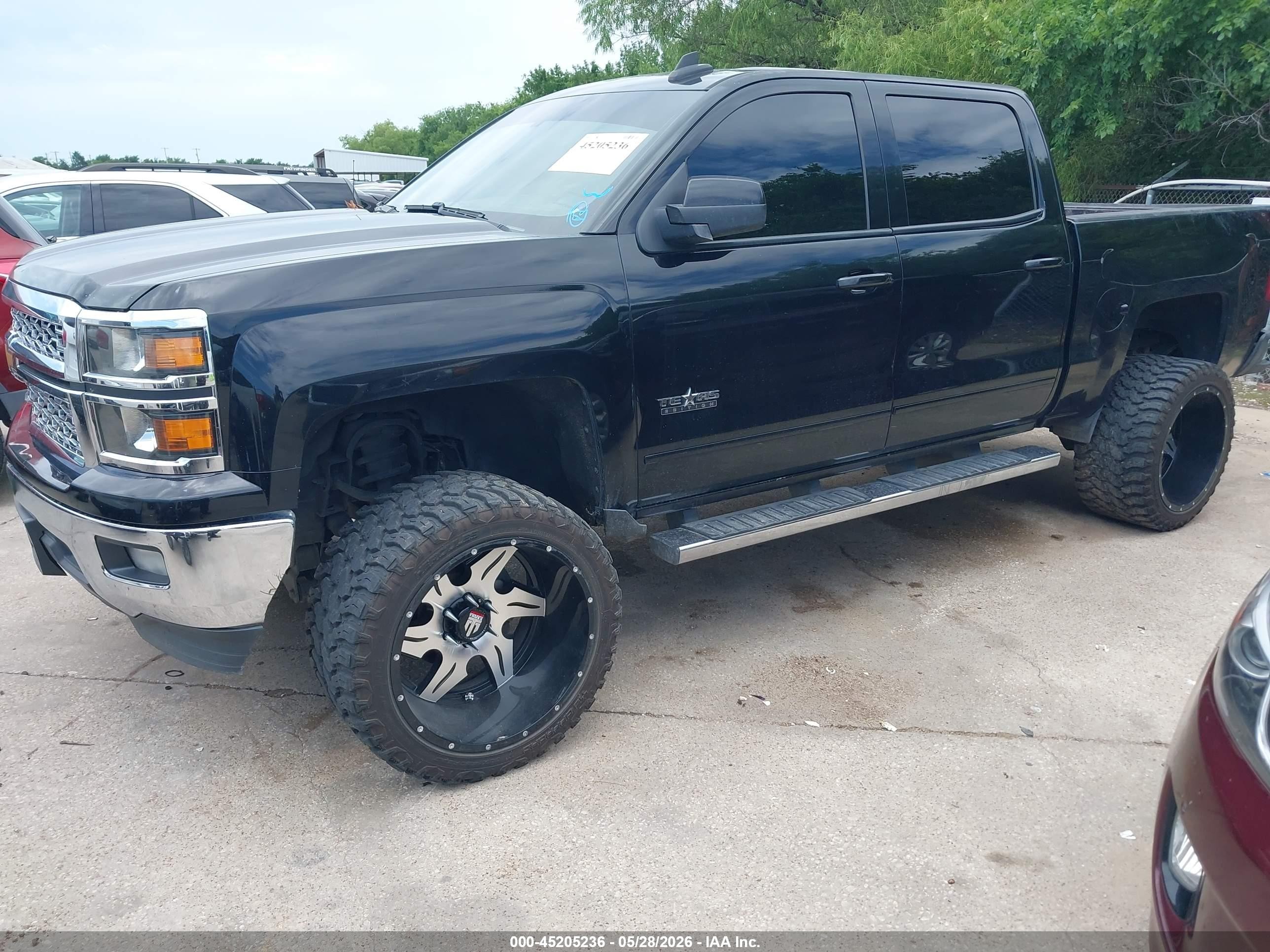 2015 Chevrolet Silverado 1500 1lt Black vin: 3GCPCREC0FG144861