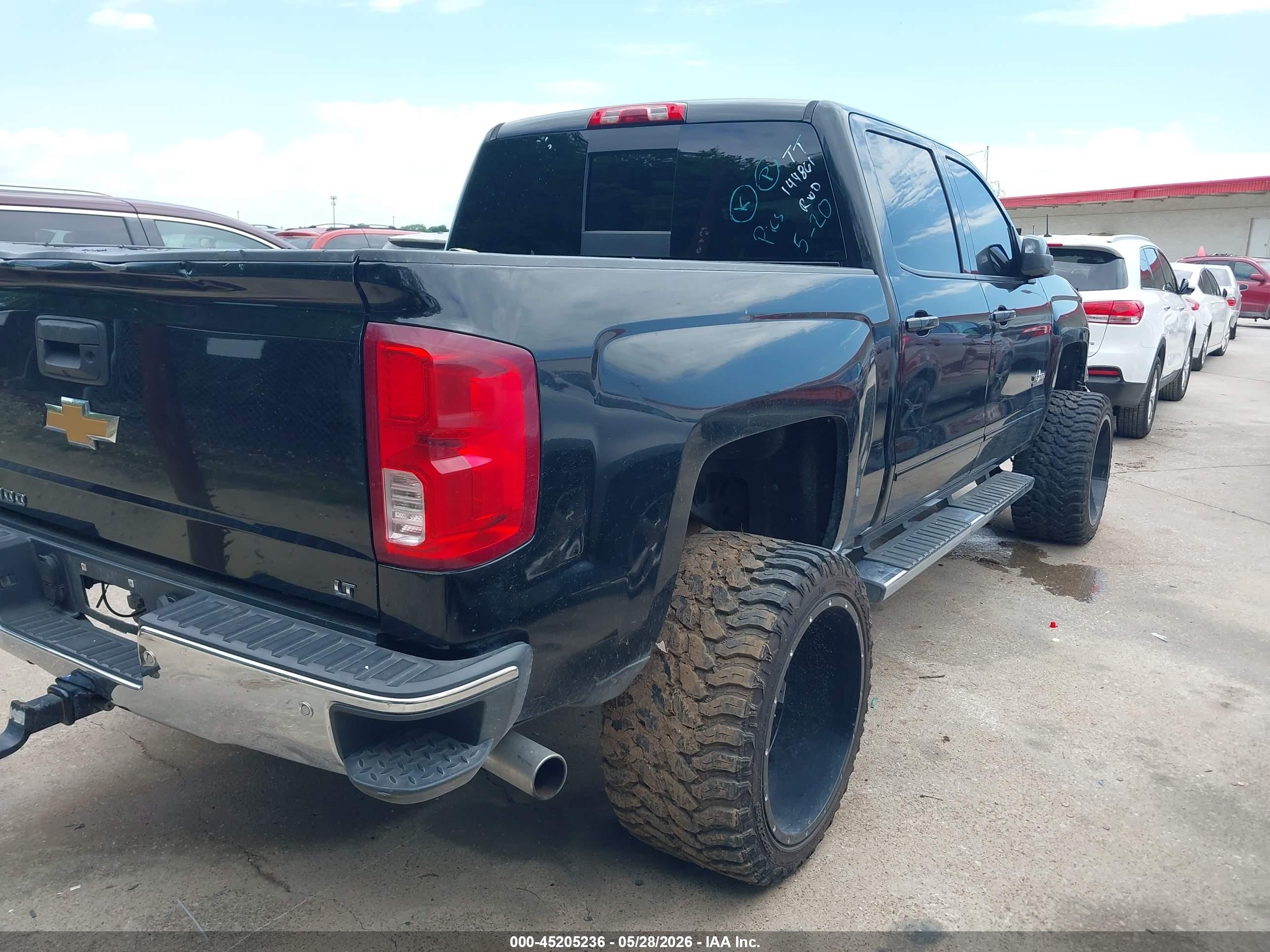 2015 Chevrolet Silverado 1500 1lt Black vin: 3GCPCREC0FG144861