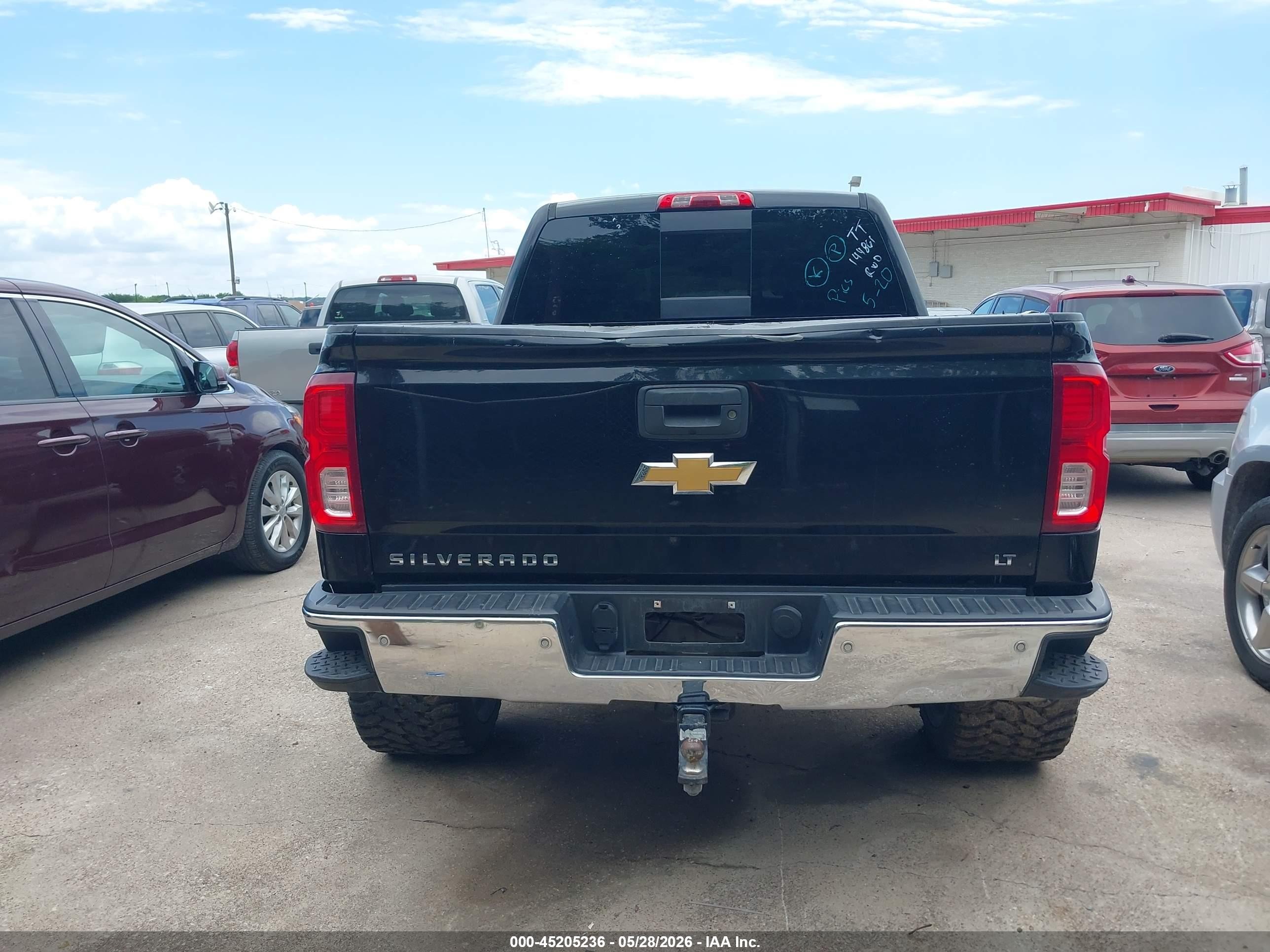 2015 Chevrolet Silverado 1500 1lt Black vin: 3GCPCREC0FG144861