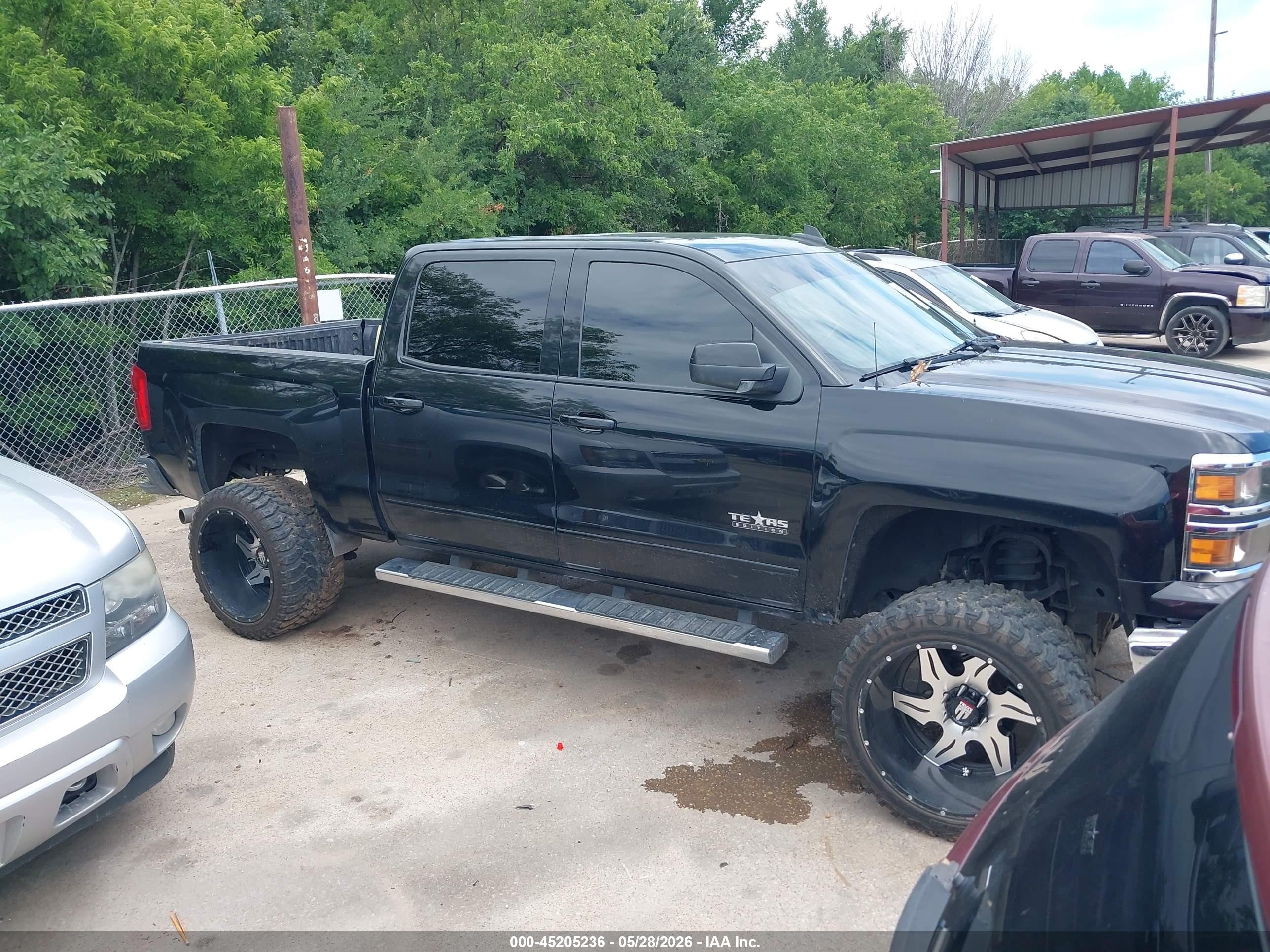 2015 Chevrolet Silverado 1500 1lt Black vin: 3GCPCREC0FG144861