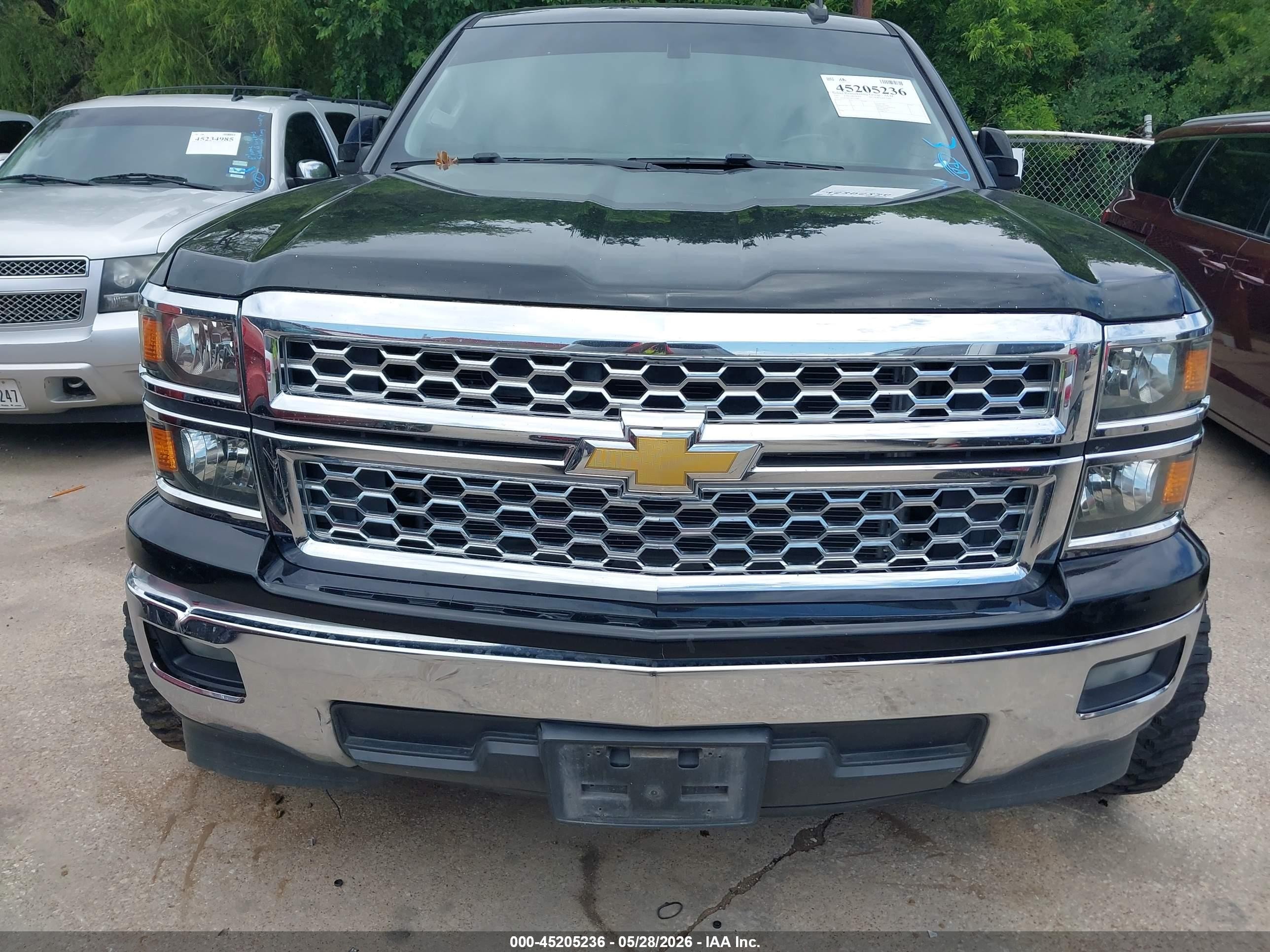 2015 Chevrolet Silverado 1500 1lt Black vin: 3GCPCREC0FG144861