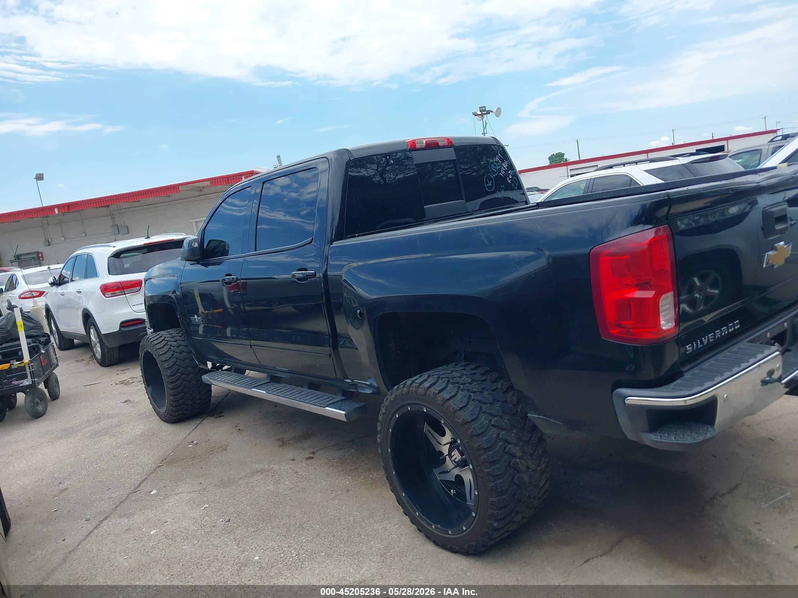2015 Chevrolet Silverado 1500 1lt Black vin: 3GCPCREC0FG144861
