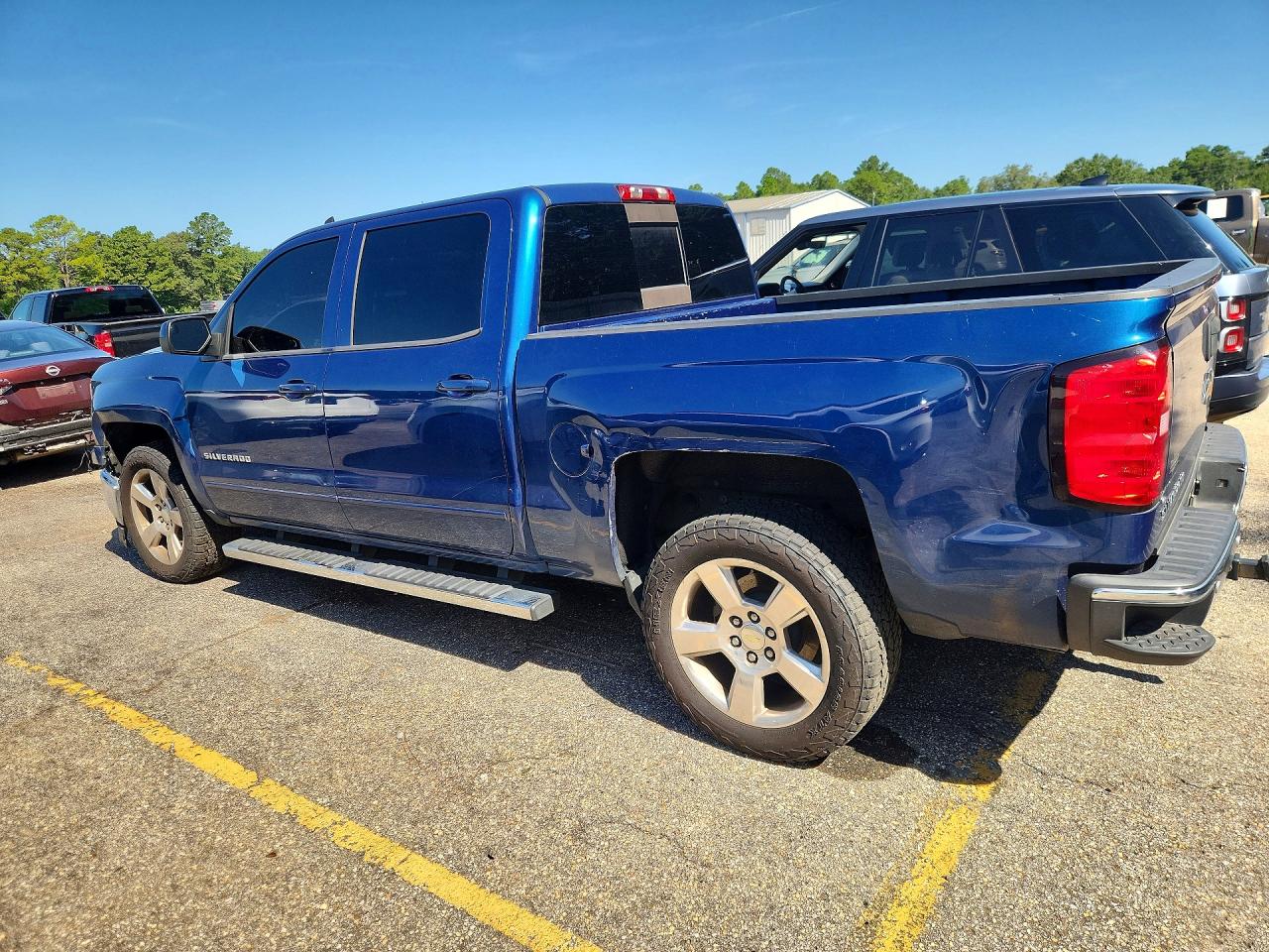 2015 Chevrolet Silverado C1500 Lt Blue vin: 3GCPCREC0FG439328