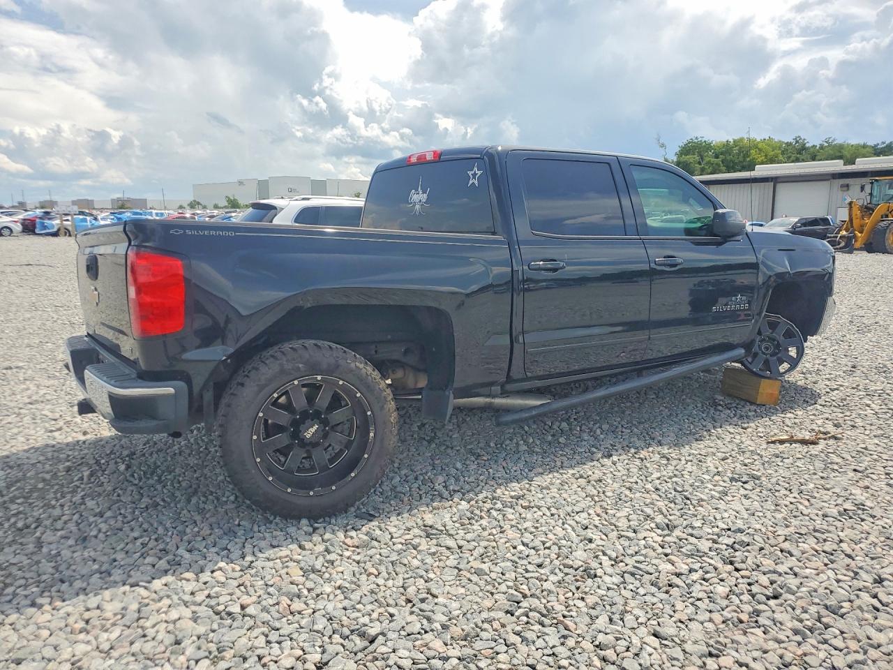 2017 Chevrolet Silverado C1500 Lt Black vin: 3GCPCREC0HG236667