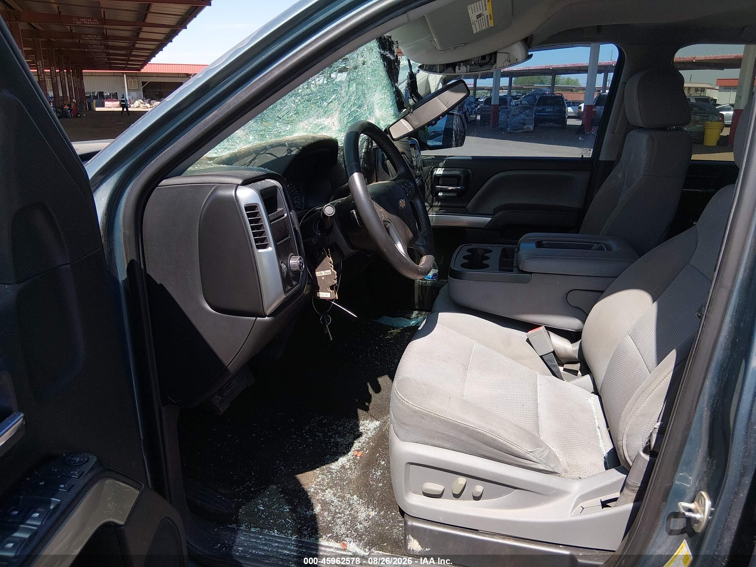 2014 Chevrolet Silverado 1500 Lt Blue vin: 3GCPCREC1EG117098