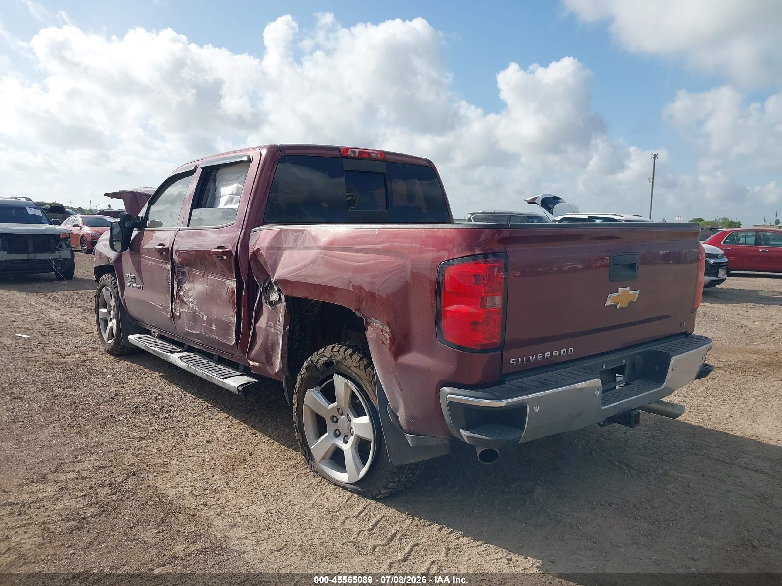 2014 Chevrolet Silverado 1500 Lt Maroon vin: 3GCPCREC1EG123631