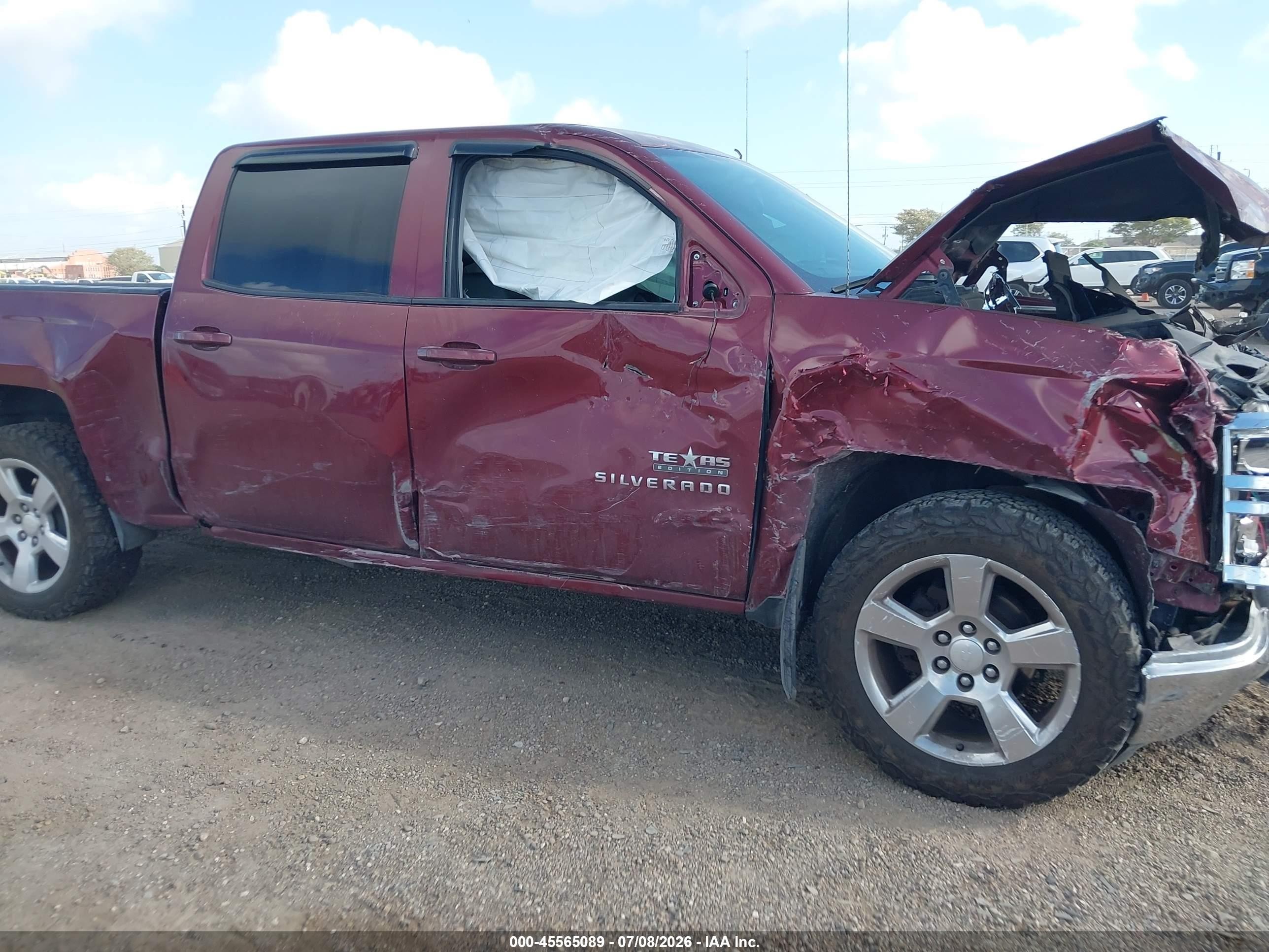 2014 Chevrolet Silverado 1500 Lt Maroon vin: 3GCPCREC1EG123631