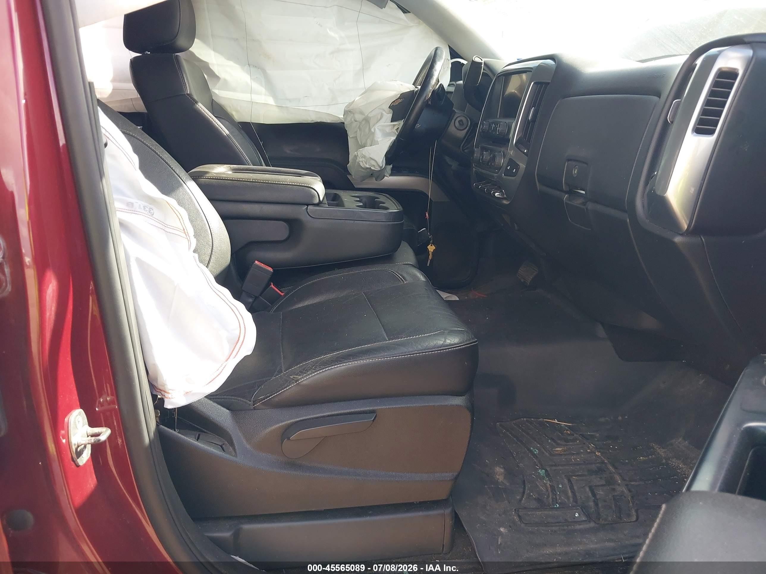 2014 Chevrolet Silverado 1500 Lt Maroon vin: 3GCPCREC1EG123631