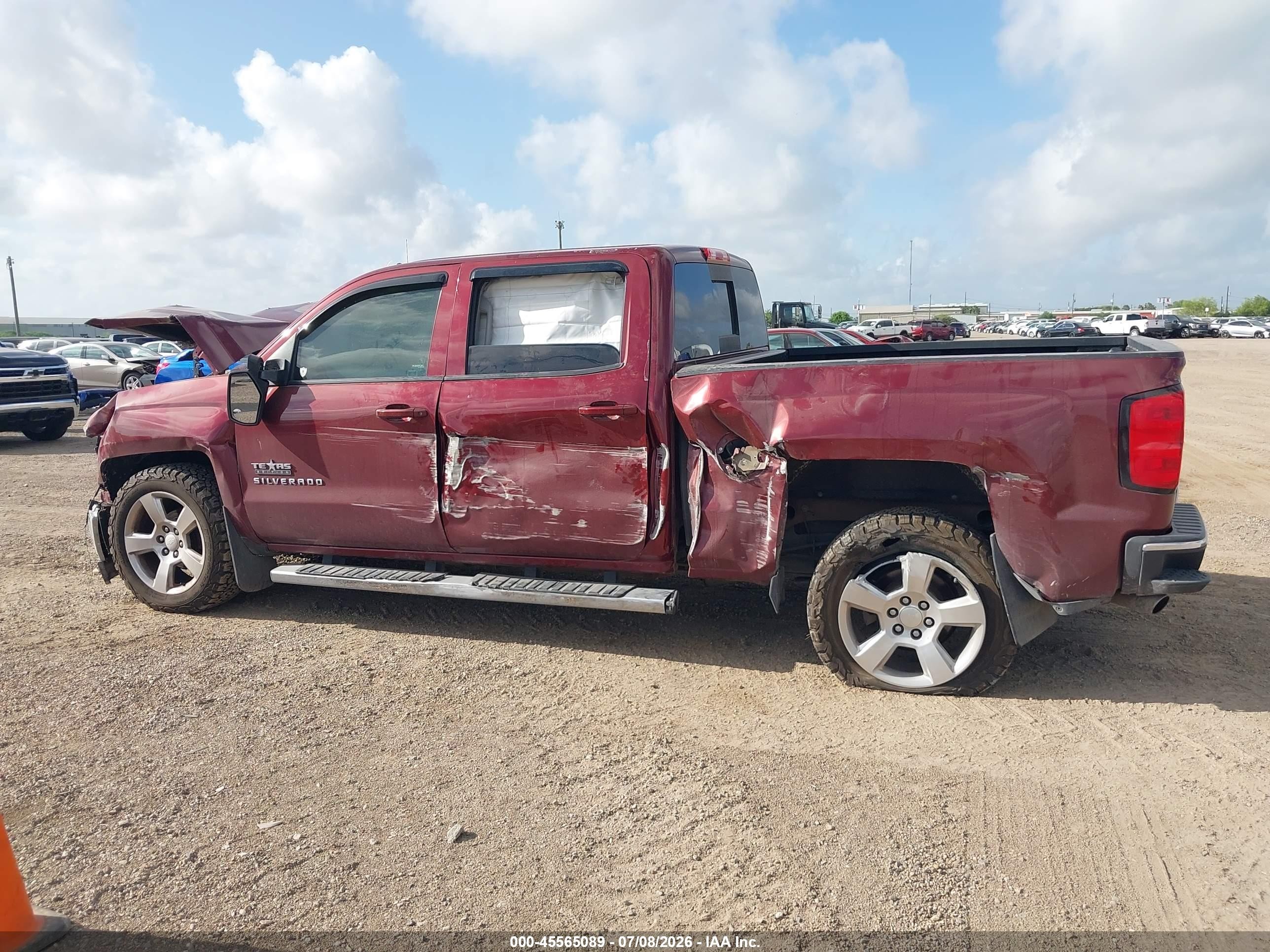 2014 Chevrolet Silverado 1500 Lt Maroon vin: 3GCPCREC1EG123631