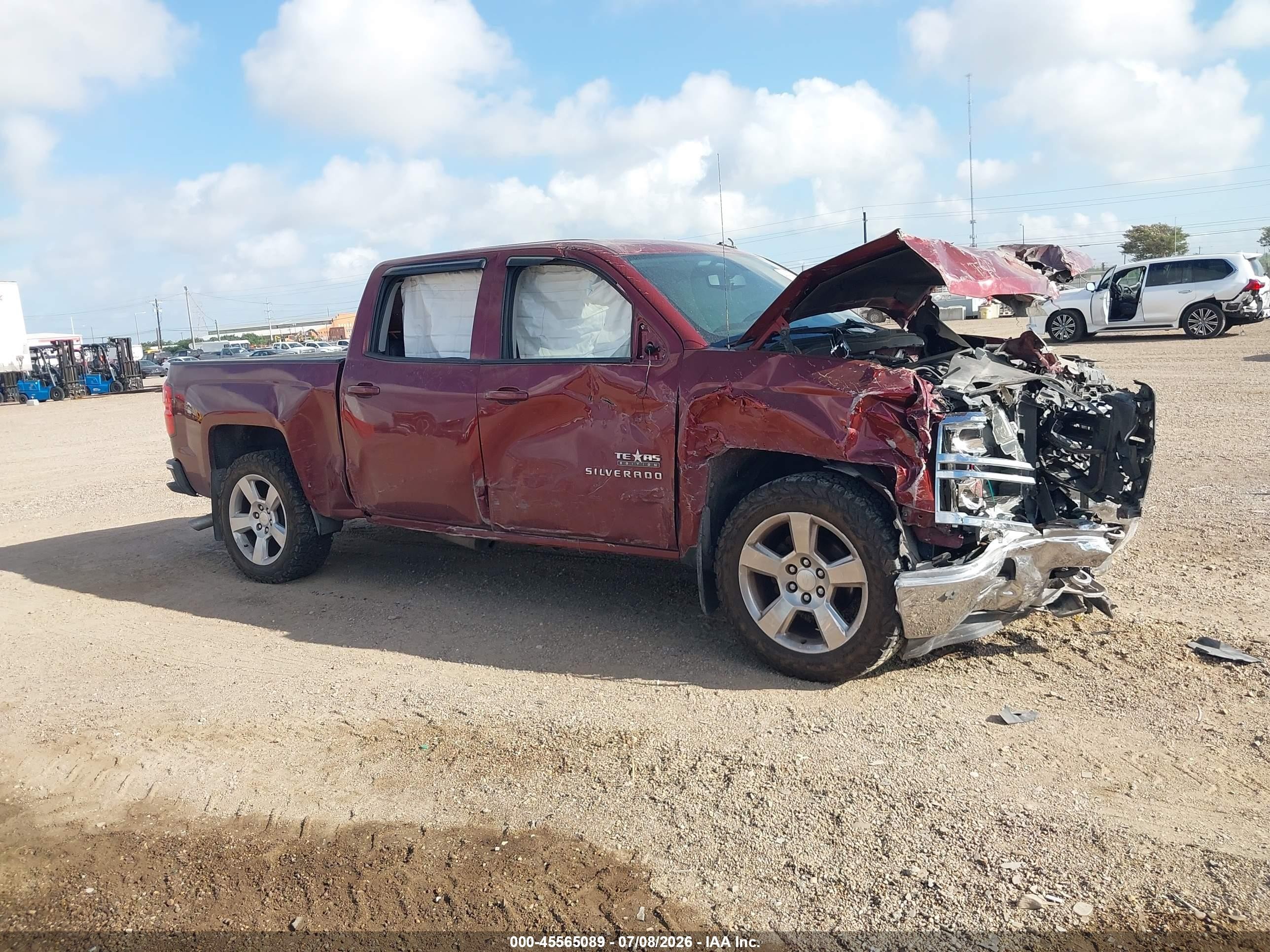 2014 Chevrolet Silverado 1500 Lt Maroon vin: 3GCPCREC1EG123631