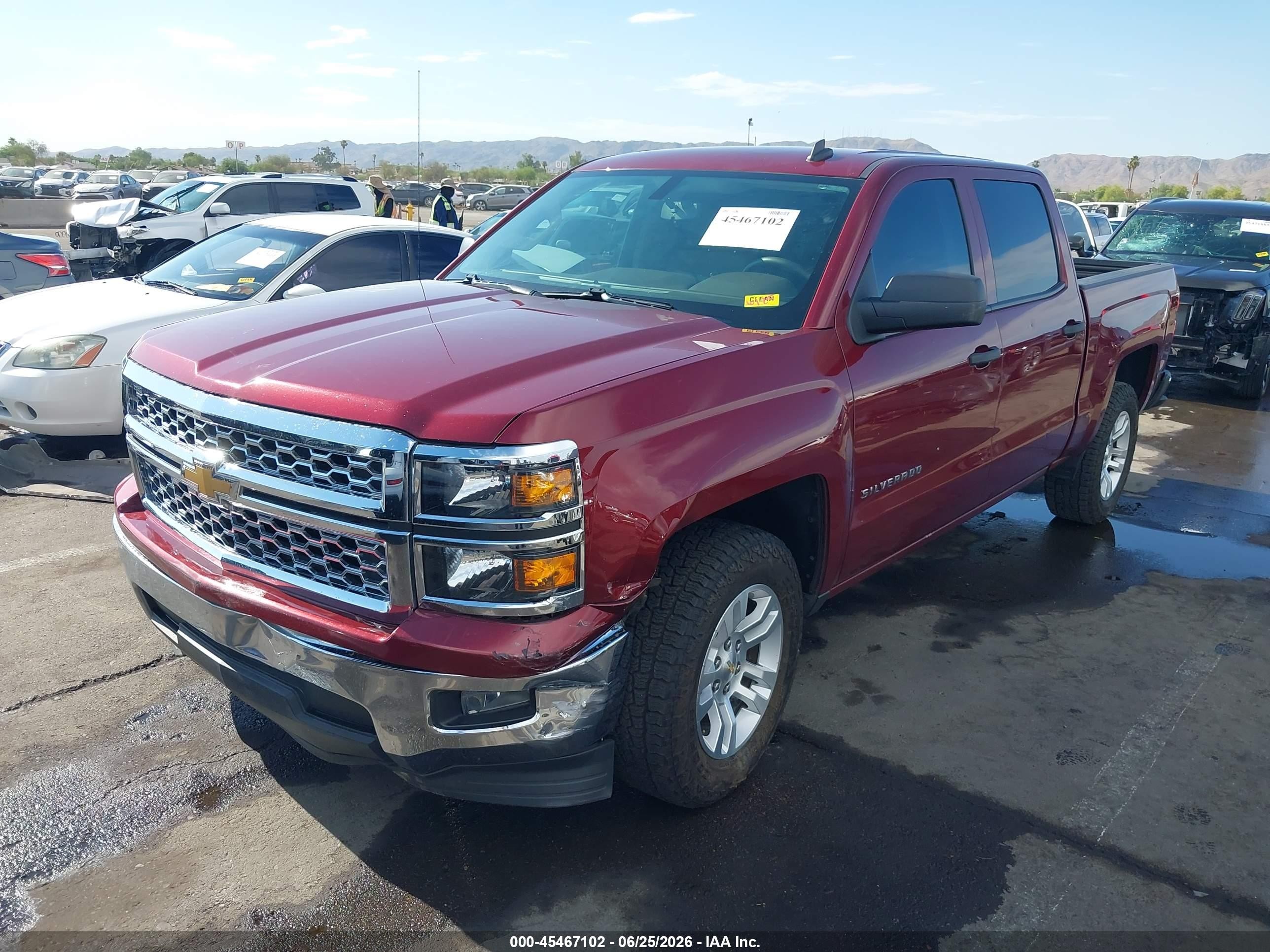 2014 Chevrolet Silverado 1500 Lt Красный vin: 3GCPCREC1EG183957
