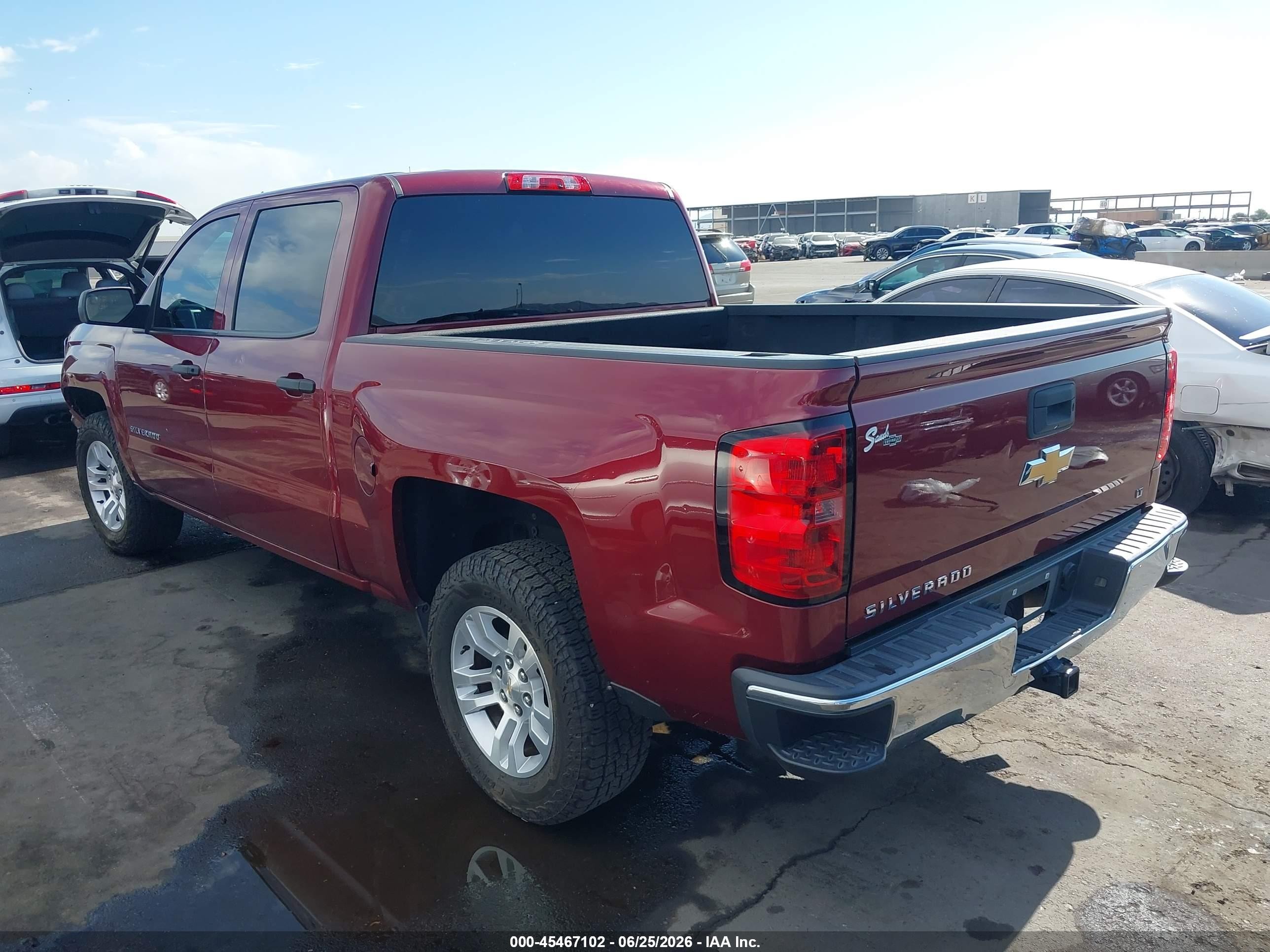 2014 Chevrolet Silverado 1500 Lt Красный vin: 3GCPCREC1EG183957