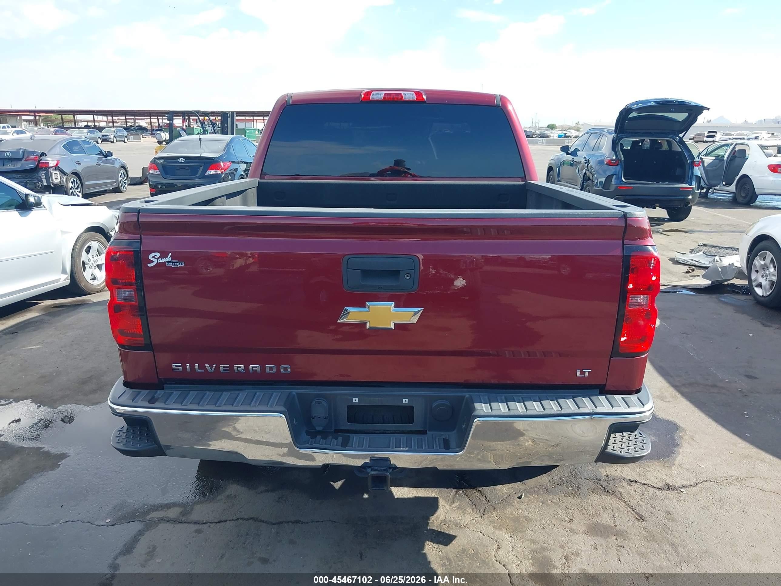 2014 Chevrolet Silverado 1500 Lt Красный vin: 3GCPCREC1EG183957