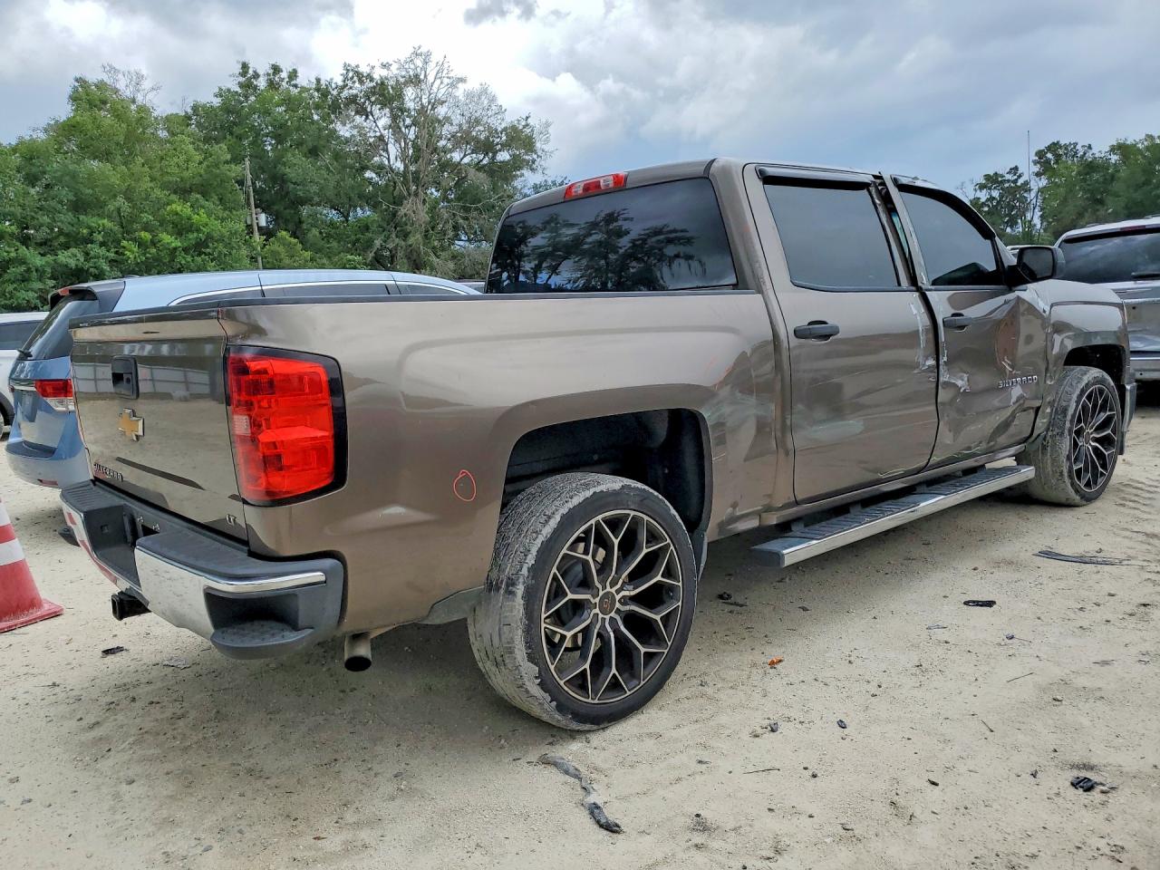 2014 Chevrolet Silverado C1500 Lt Brown vin: 3GCPCREC1EG261847
