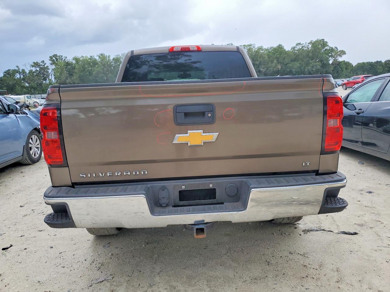 2014 Chevrolet Silverado C1500 Lt Brown vin: 3GCPCREC1EG261847