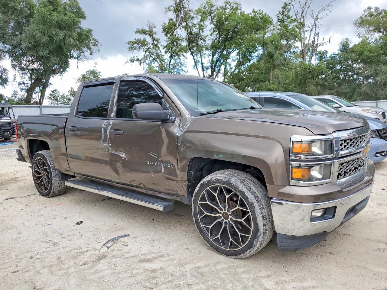 2014 Chevrolet Silverado C1500 Lt Brown vin: 3GCPCREC1EG261847
