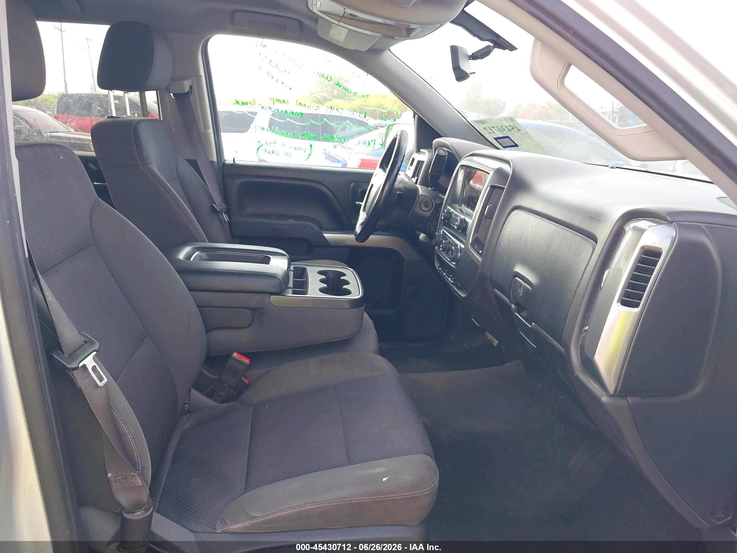 2014 Chevrolet Silverado 1500 Lt Silver vin: 3GCPCREC1EG301652
