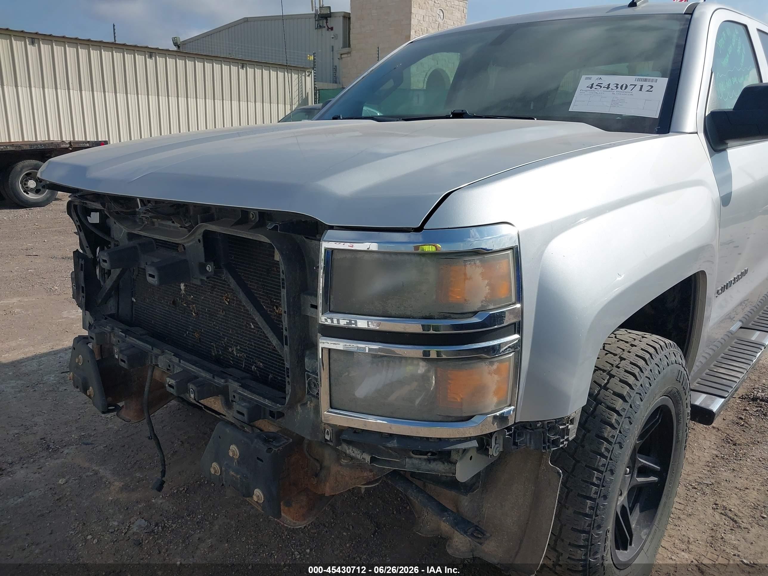 2014 Chevrolet Silverado 1500 Lt Silver vin: 3GCPCREC1EG301652